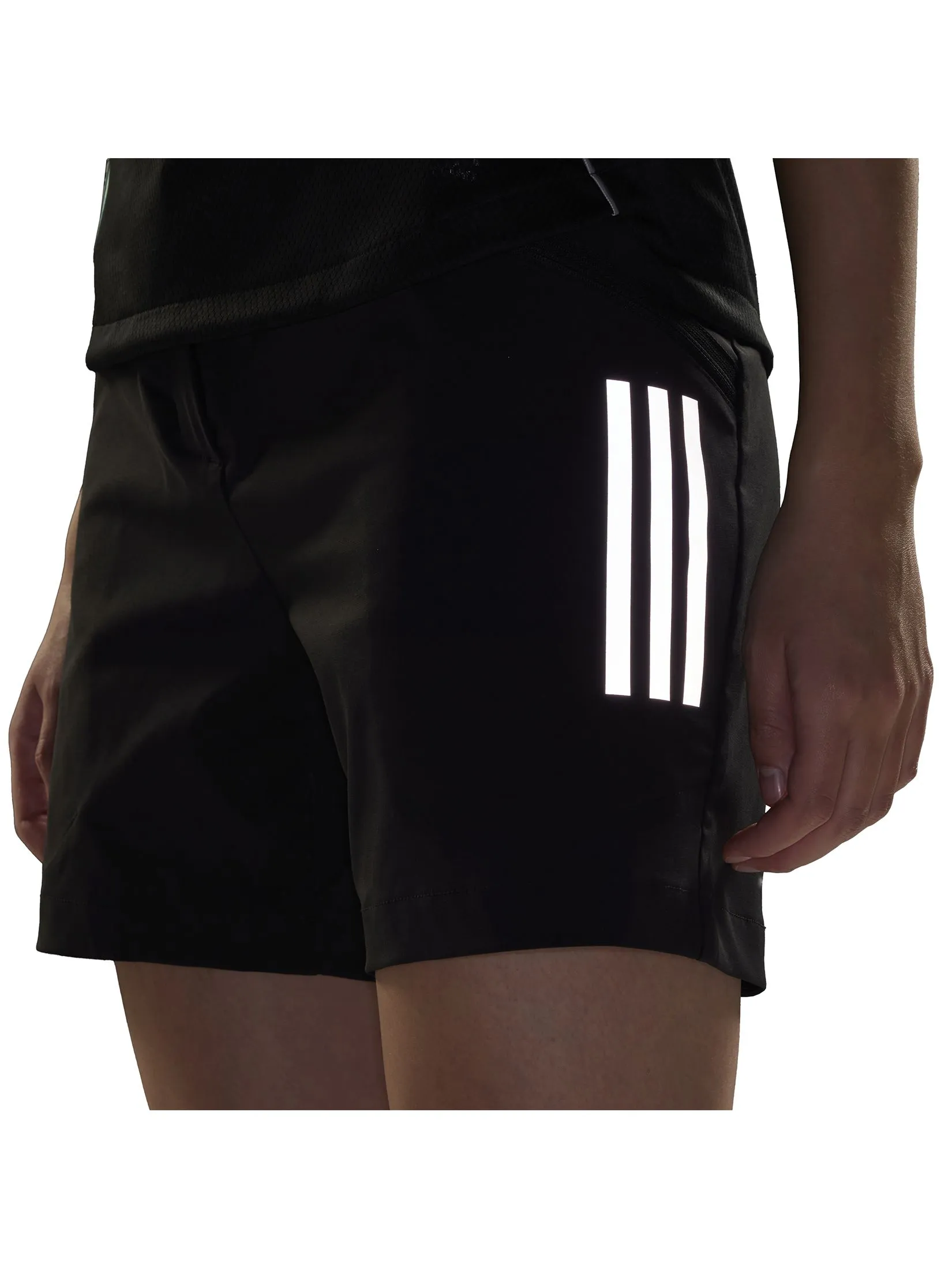 ADIDAS Women Short Mercedes - AMG Petronas Formula One Team Mechanics JX8287 Black / Reflective Silver