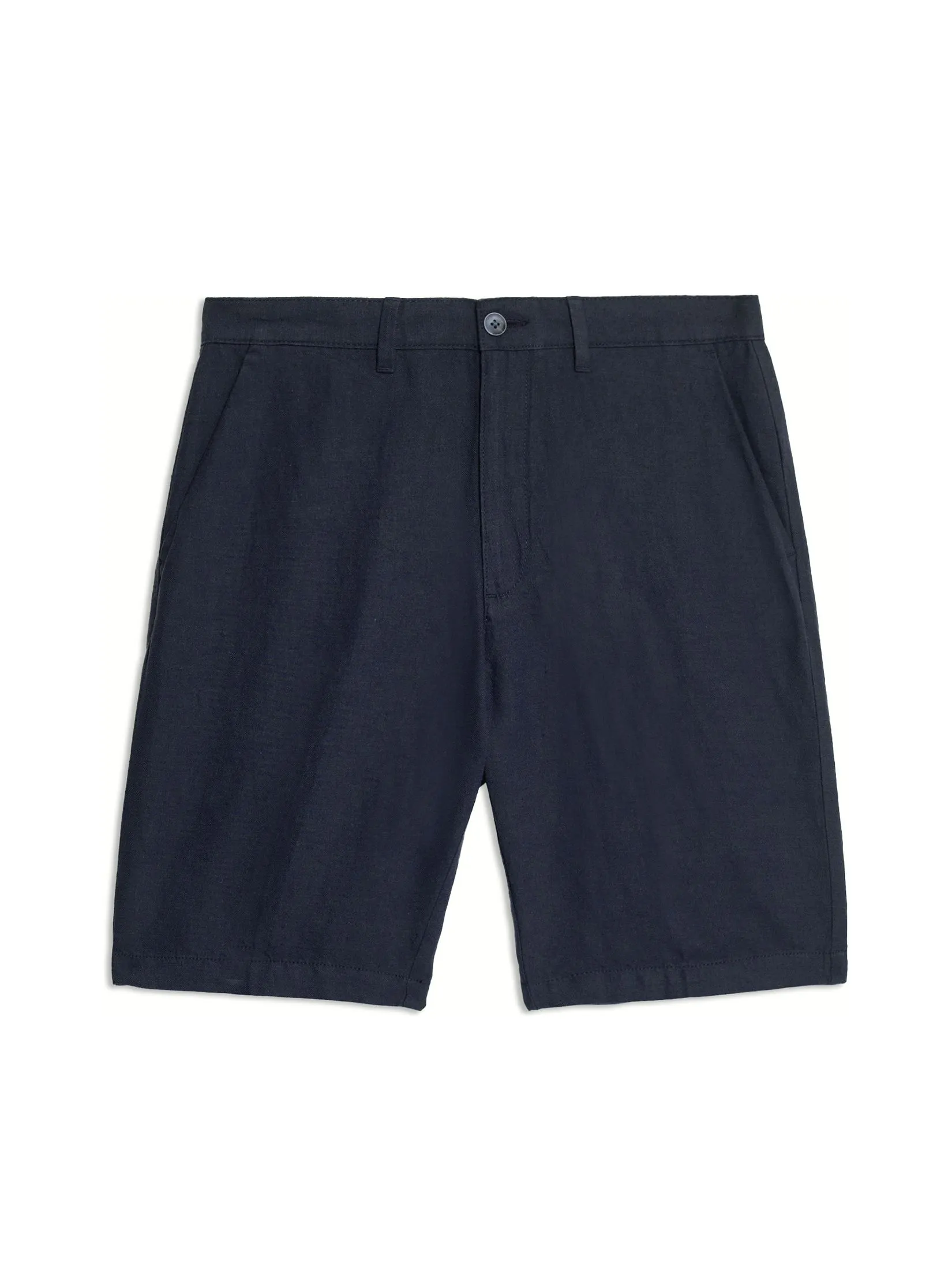 MARKS & SPENCER Men Chino Shorts Regular Fit Linen Blend