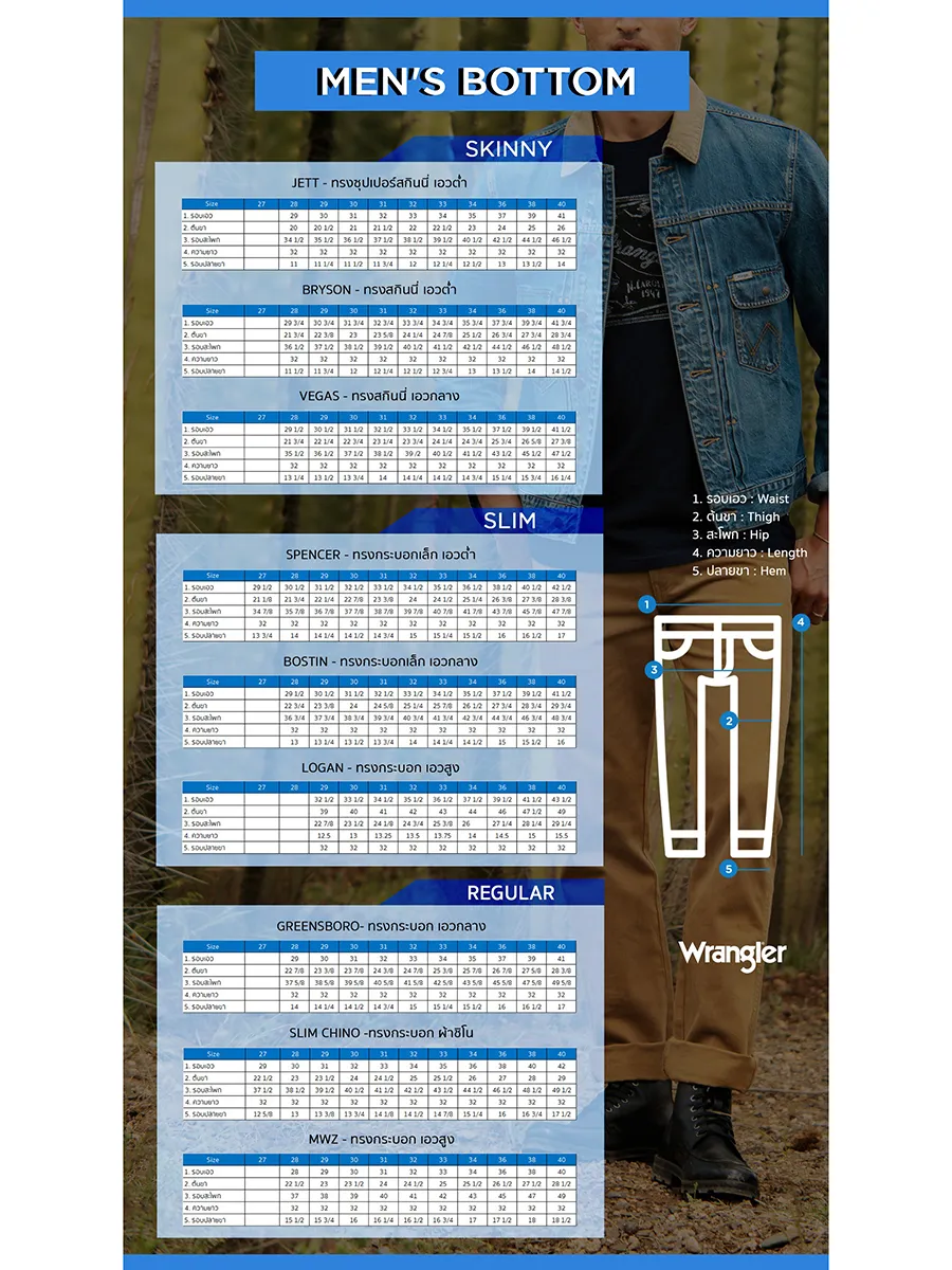 WRANGLER JEANS WR WR12F243 MEN DENIM