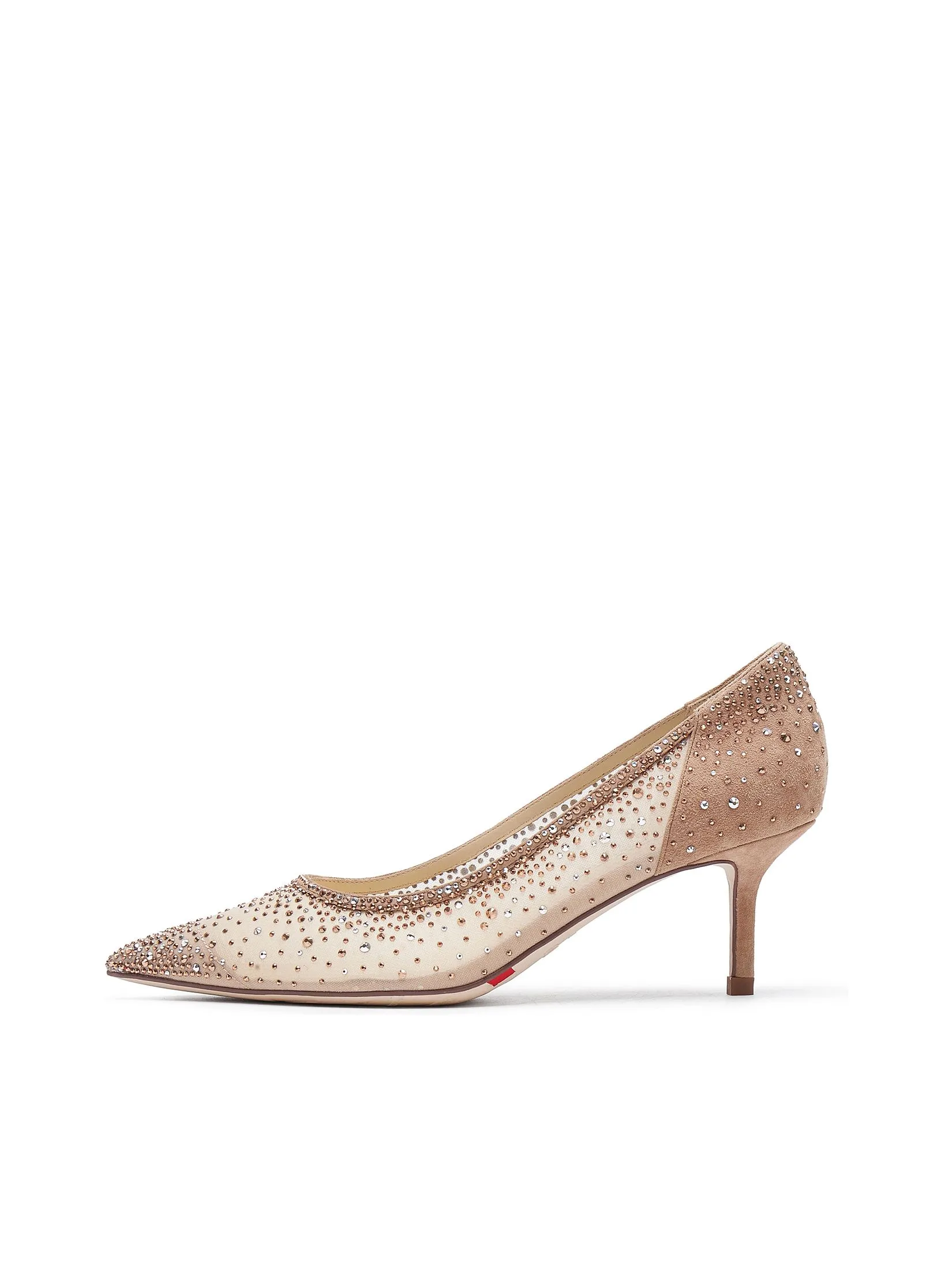 STACCATO Women Pump Pointed Toe Embellishments Sparkle