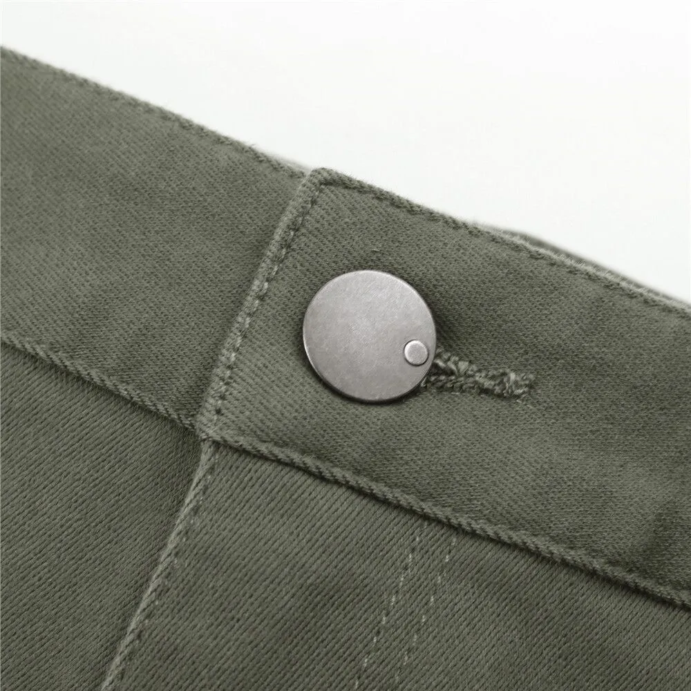 GIORDANO Green Women's Super Stretch High Waist Slim Tapered Pants