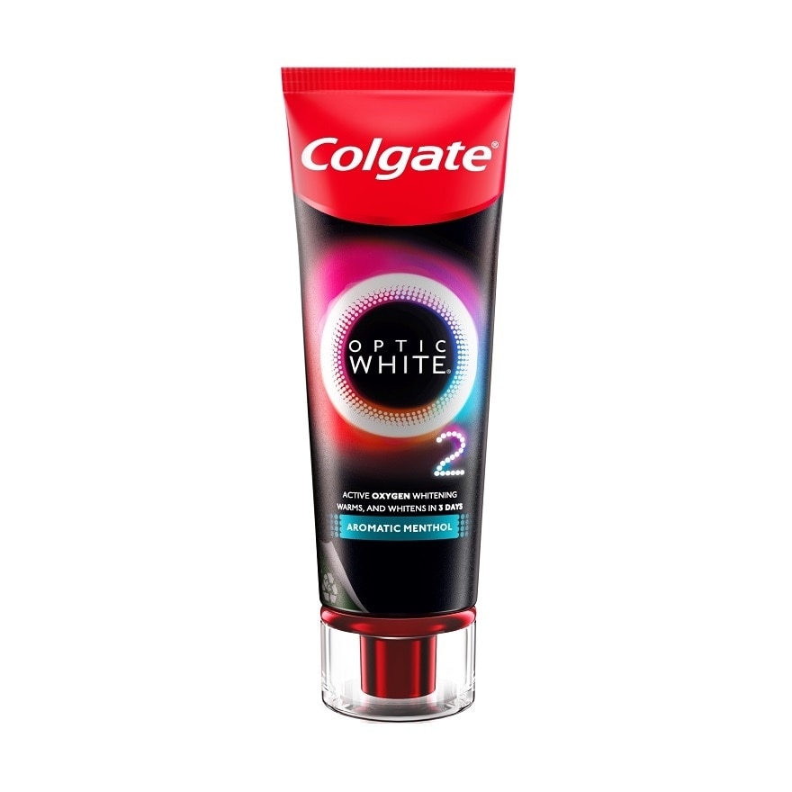 Colgate Toothpaste Optic White O2 Aromatic Menthol 85 G. - Green