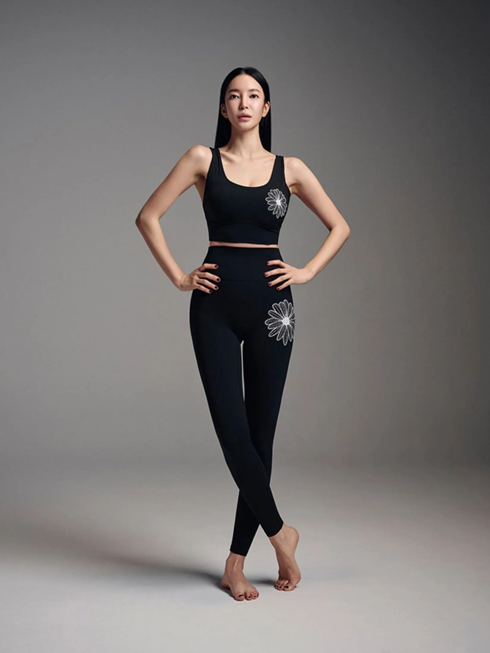 MARDI MERCREDI ACTIF Beurre Ultimate Comfort Basic Bra Theflower Black Ivory