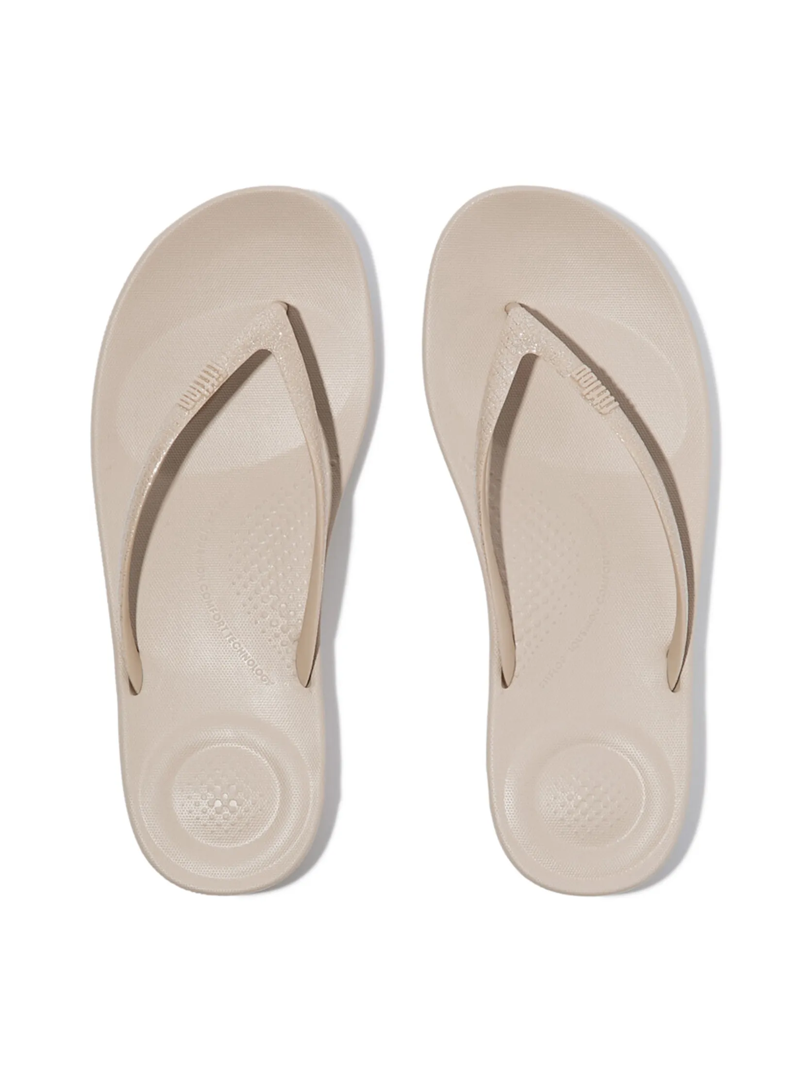 FitFlop™ WOMEN S IQUSHION GLITTER ERGONOMIC BEIGE