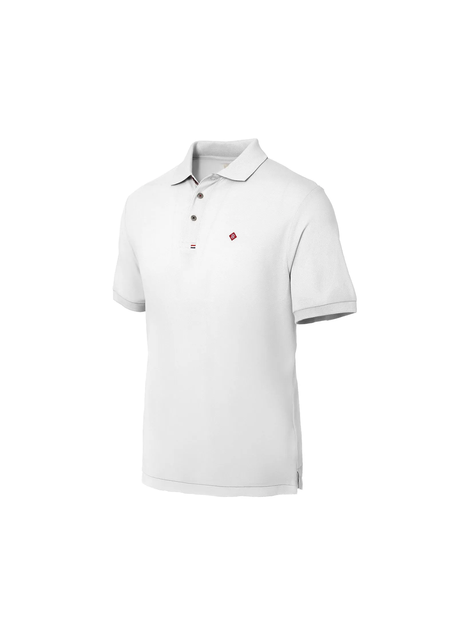 JOHN HENRY Men's Polo (Slim Fit) ESSENTIALS White