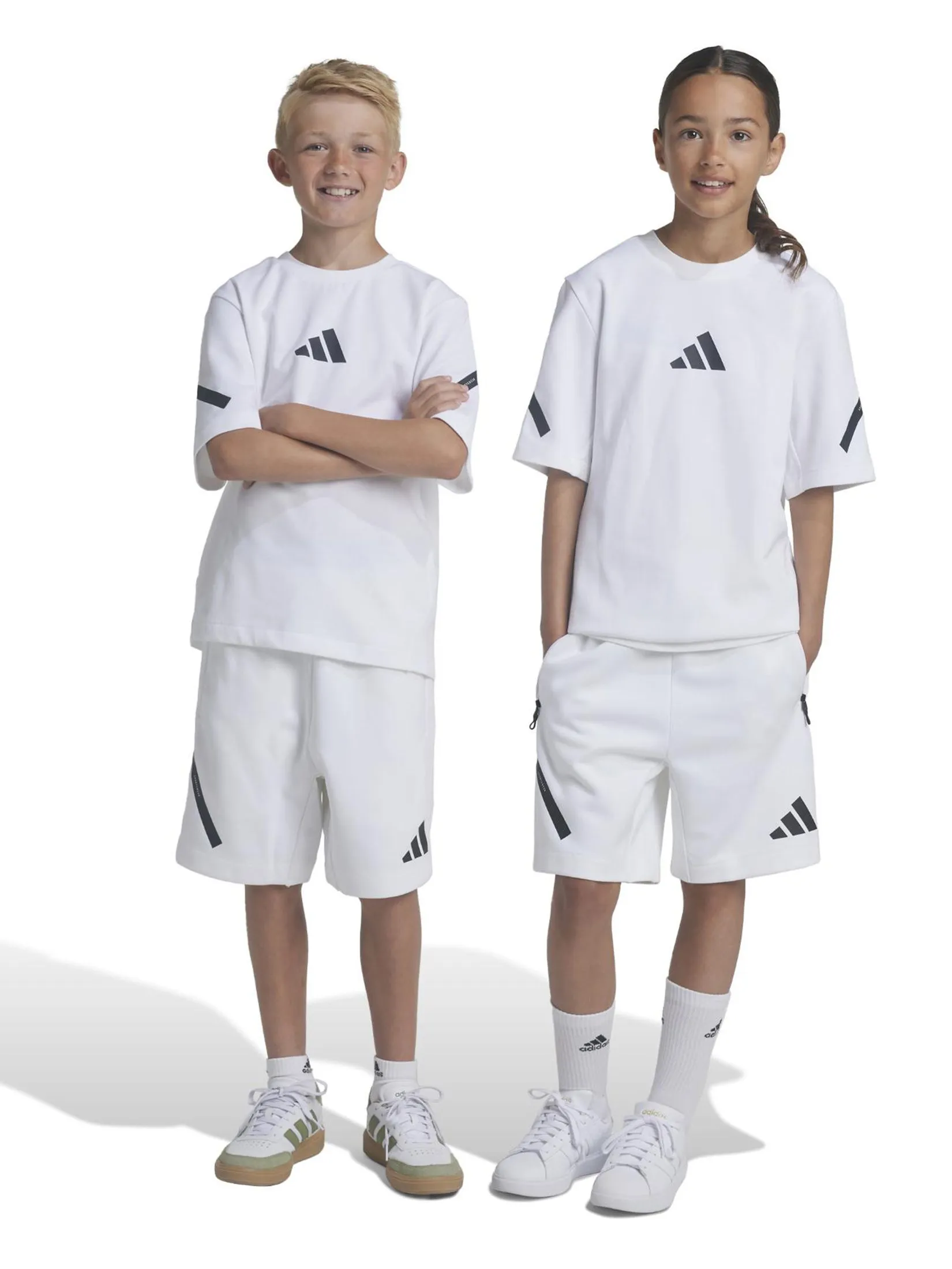 ADIDAS KIDS Unisex Kids Shorts Adidas Z.N.E. White