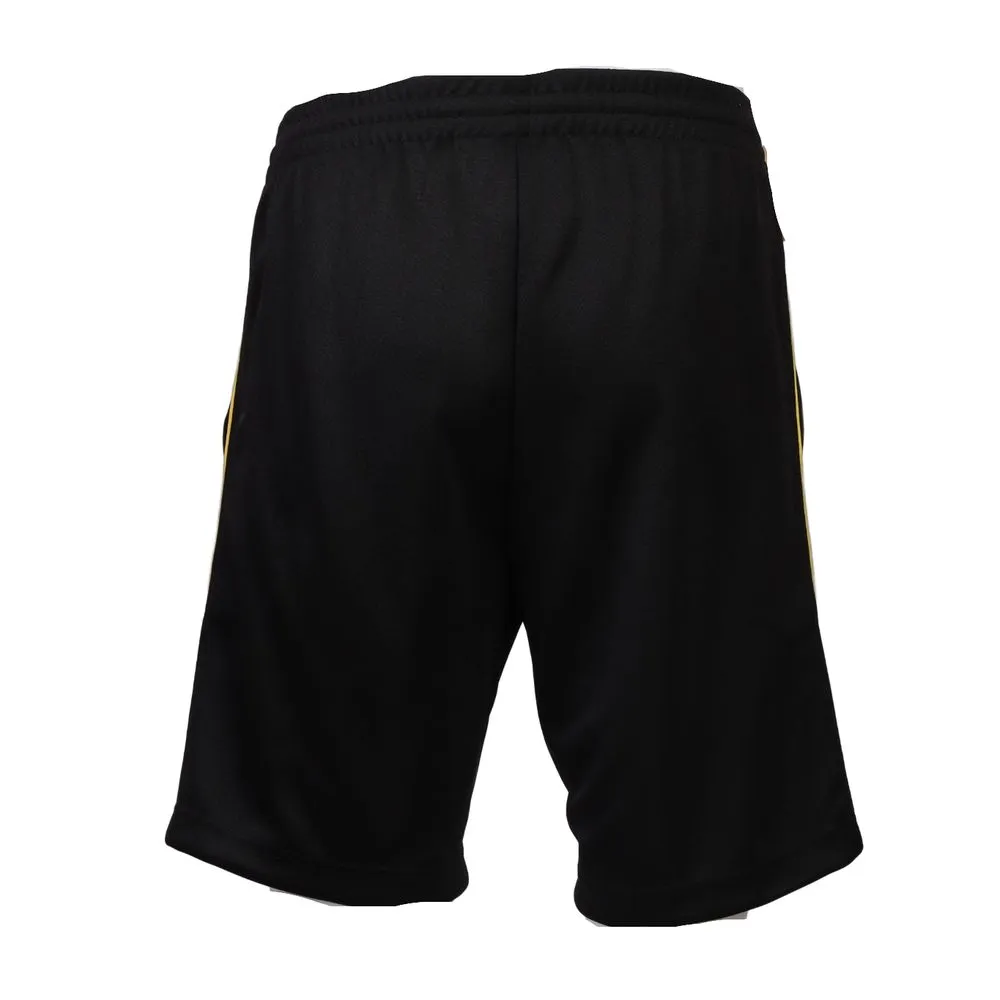 GRAND SPORT Black-Yellow Shorts Pants (002961)