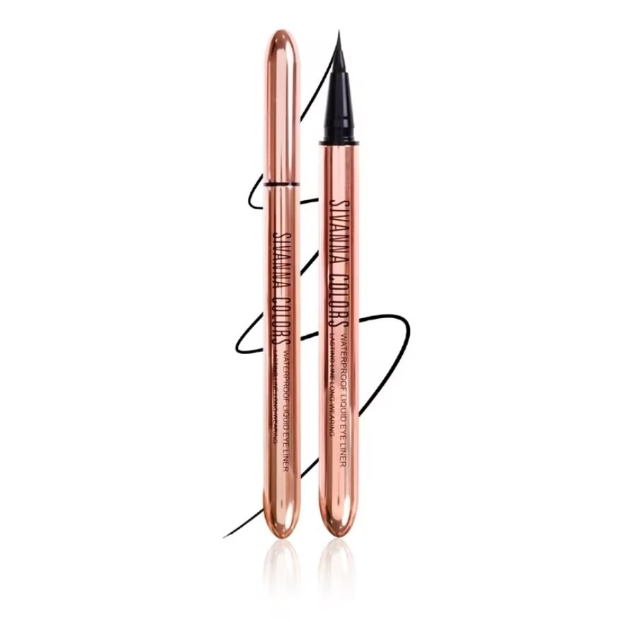 Sivanna Waterproof Liquid Eye Liner 0.6g. Black - Black