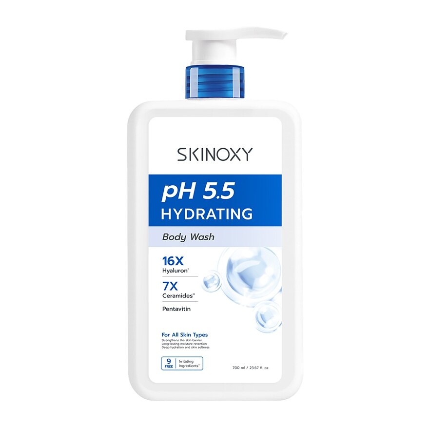 Skinoxy Body Wash pH 5.5 Hydrating 700 Ml. - Blue