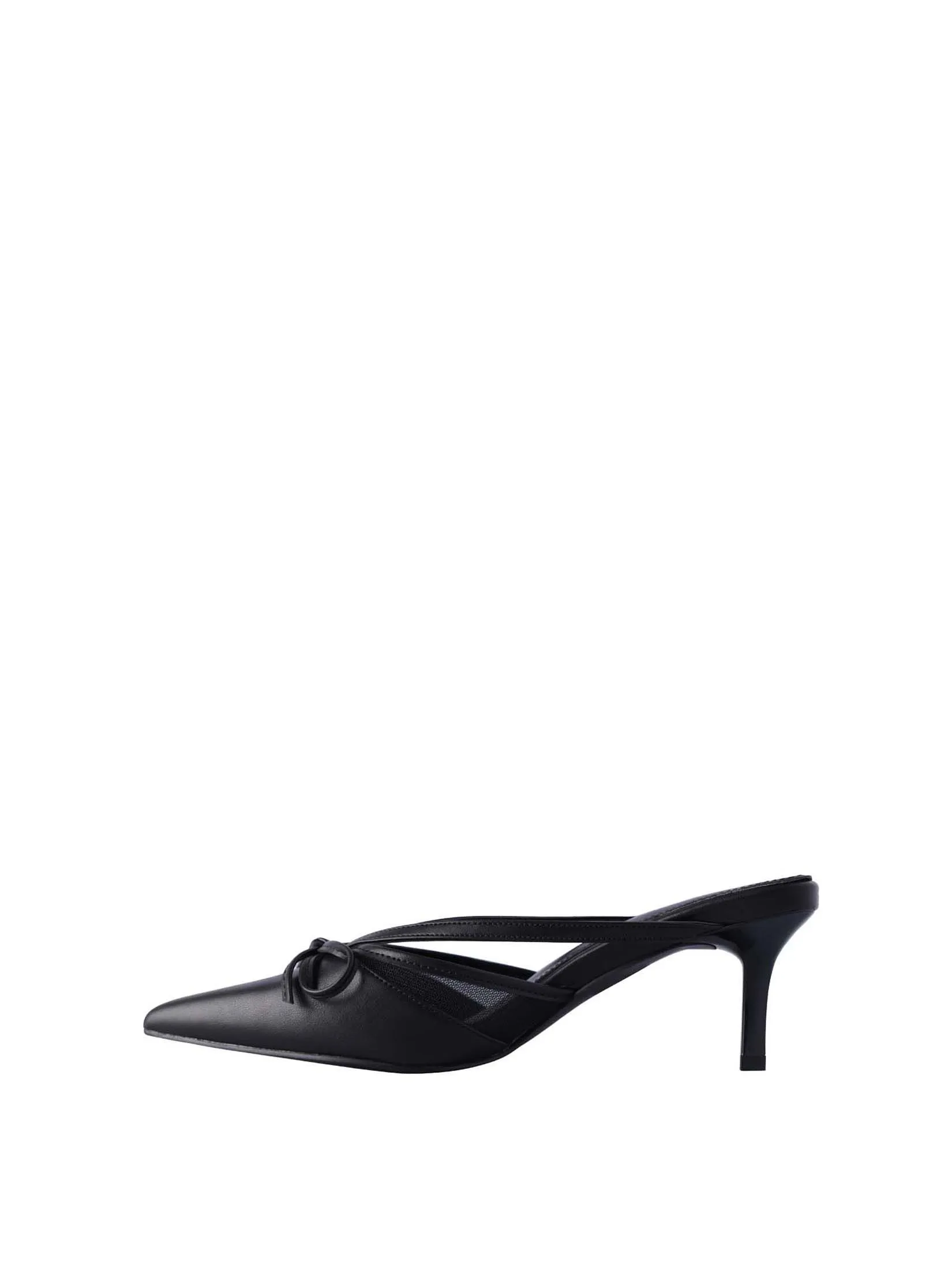 VILLAINS SF VANYA Women's Mule Heels BLACK