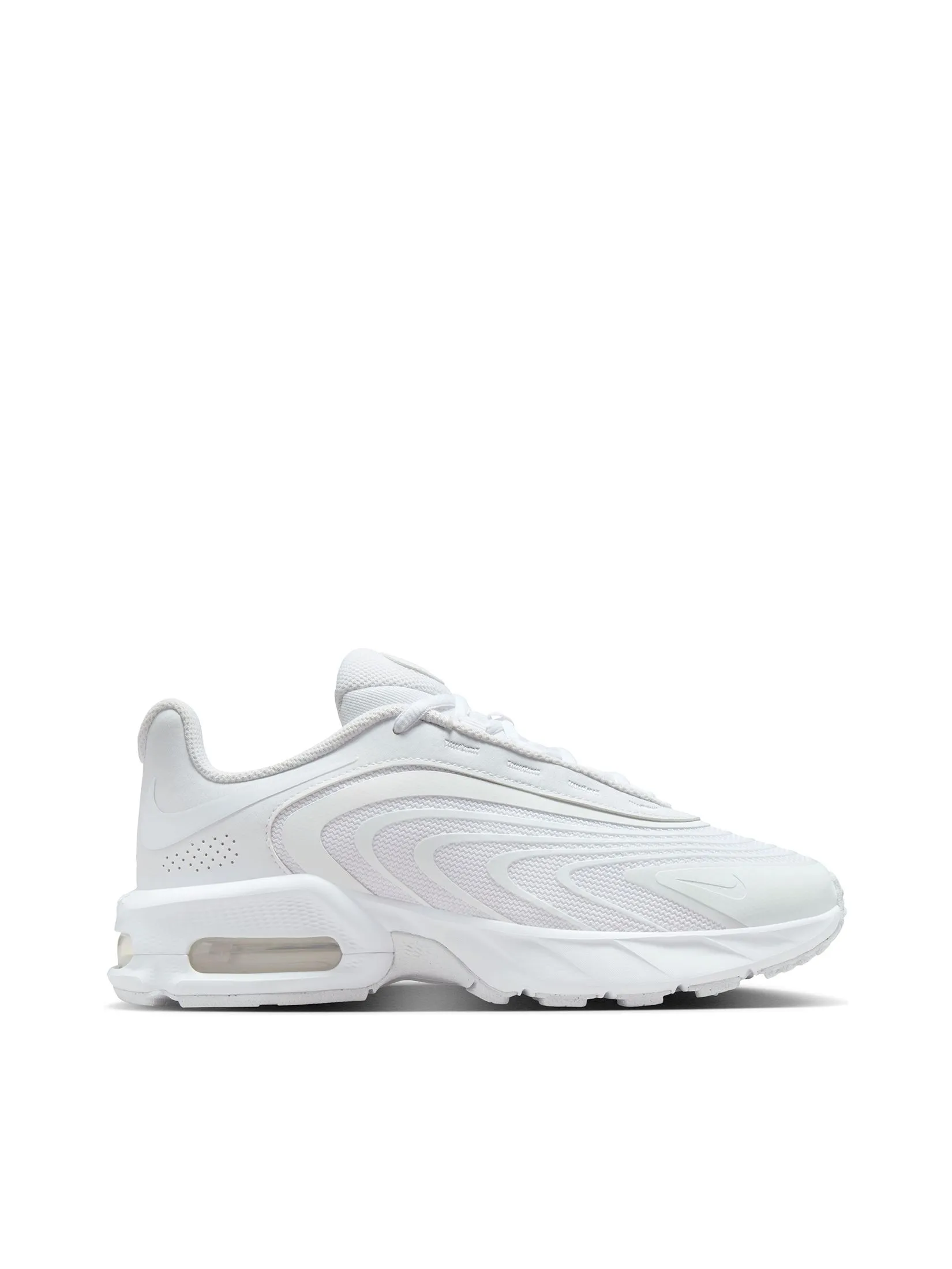 NIKE Women Sneakers Air Max Fire IF2620-100 White/White-Black Size - 6 US