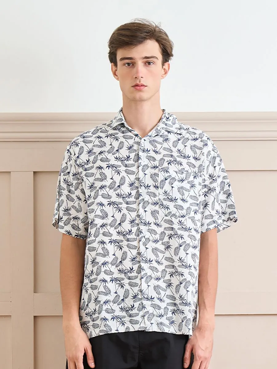 OASIS Men's Short sleeve Shirt White