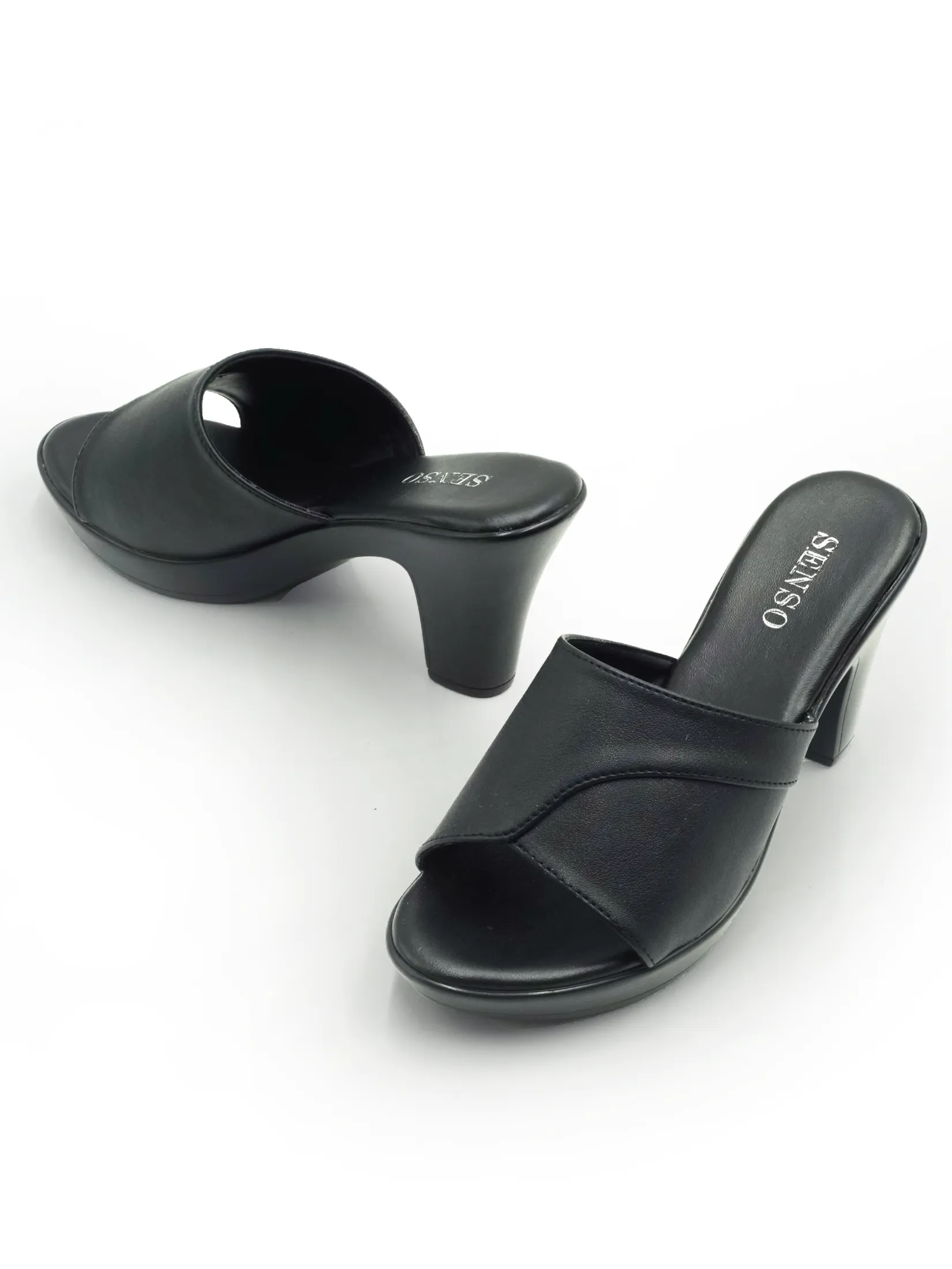 SENSO Women PU HEEL J47349 Black