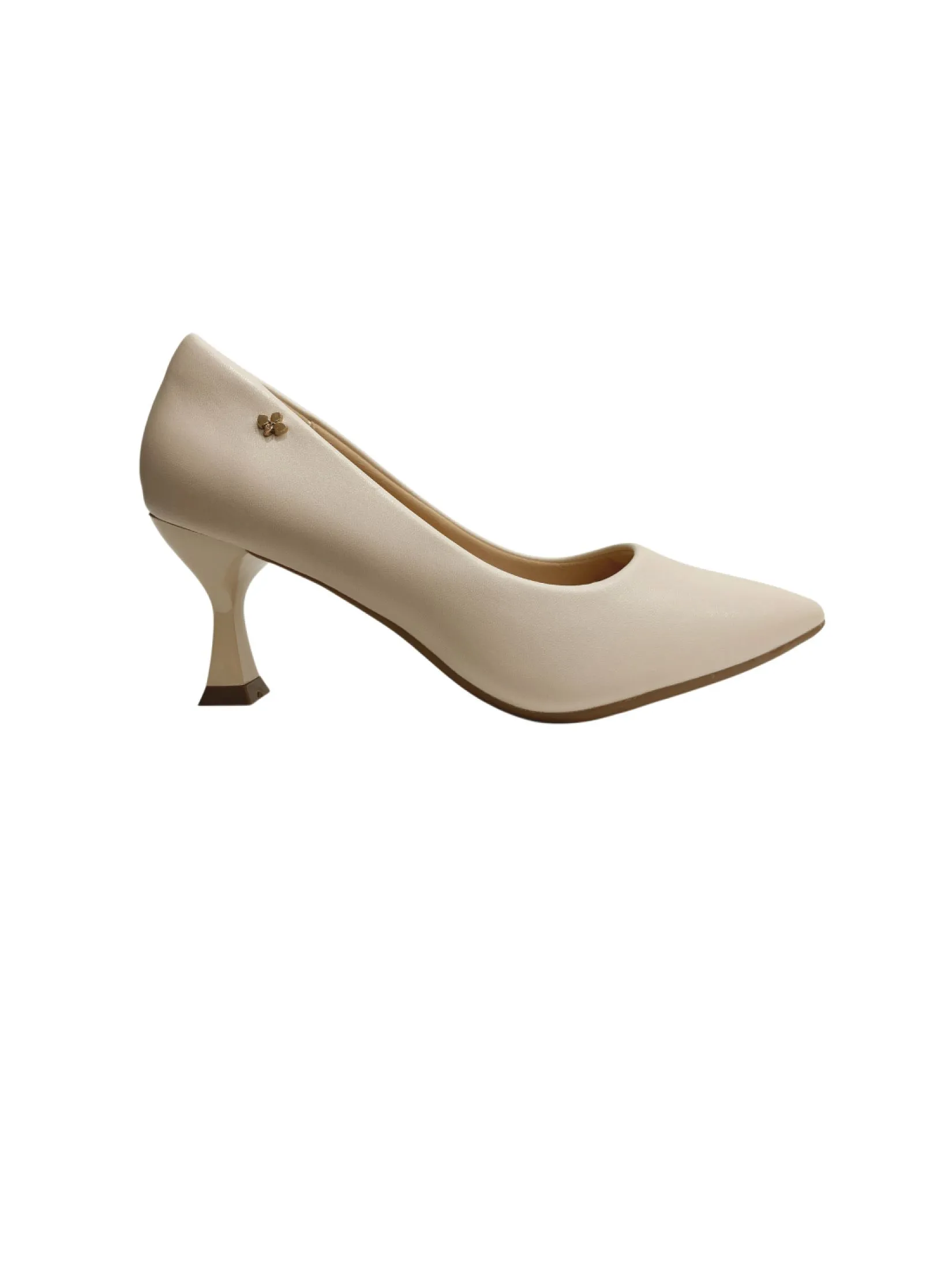 MARIA PIA Beige High-heeled shoes, model M75-23307 Size - 37 EU