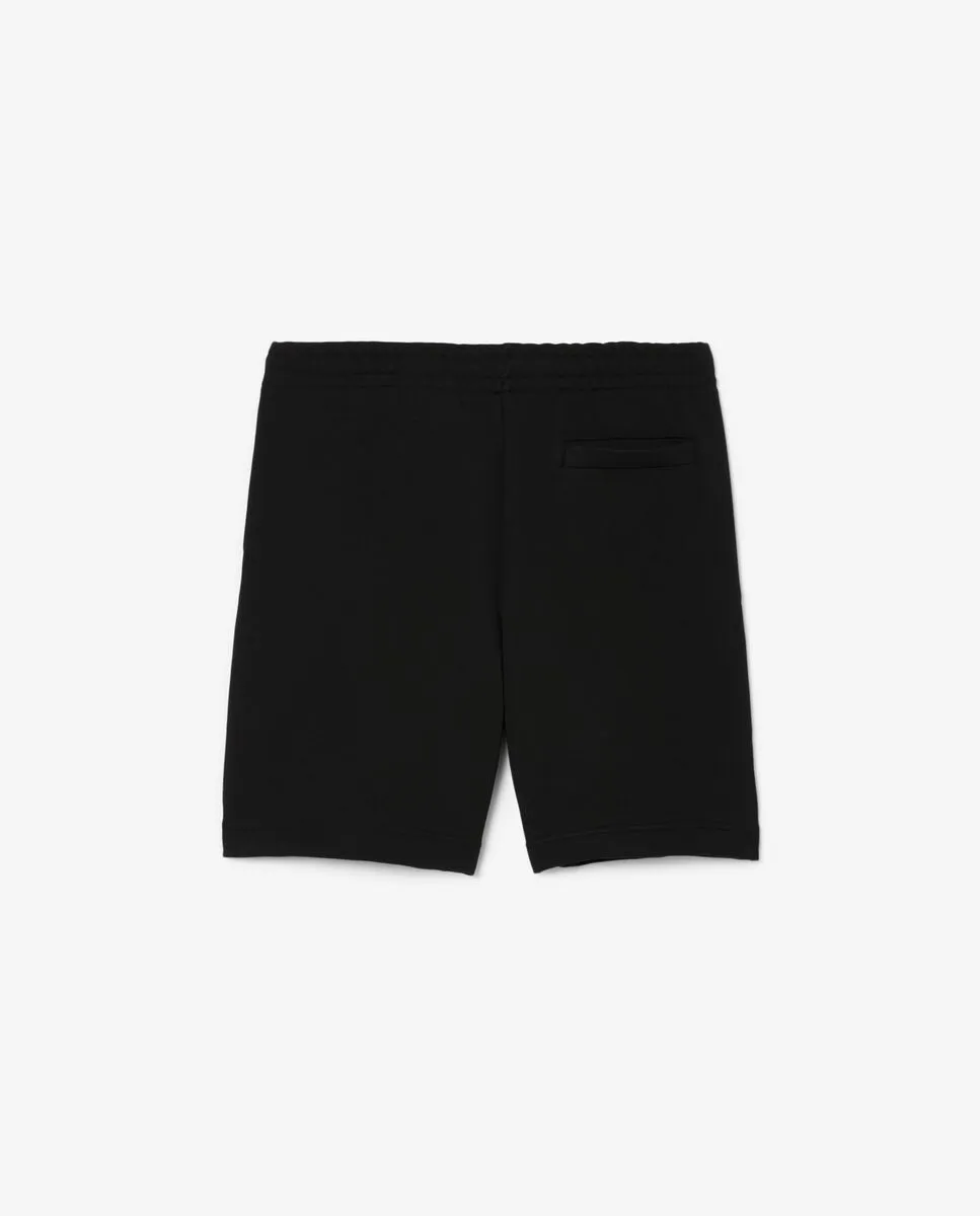 LACOSTE Regular Fit Fleece Shorts Black