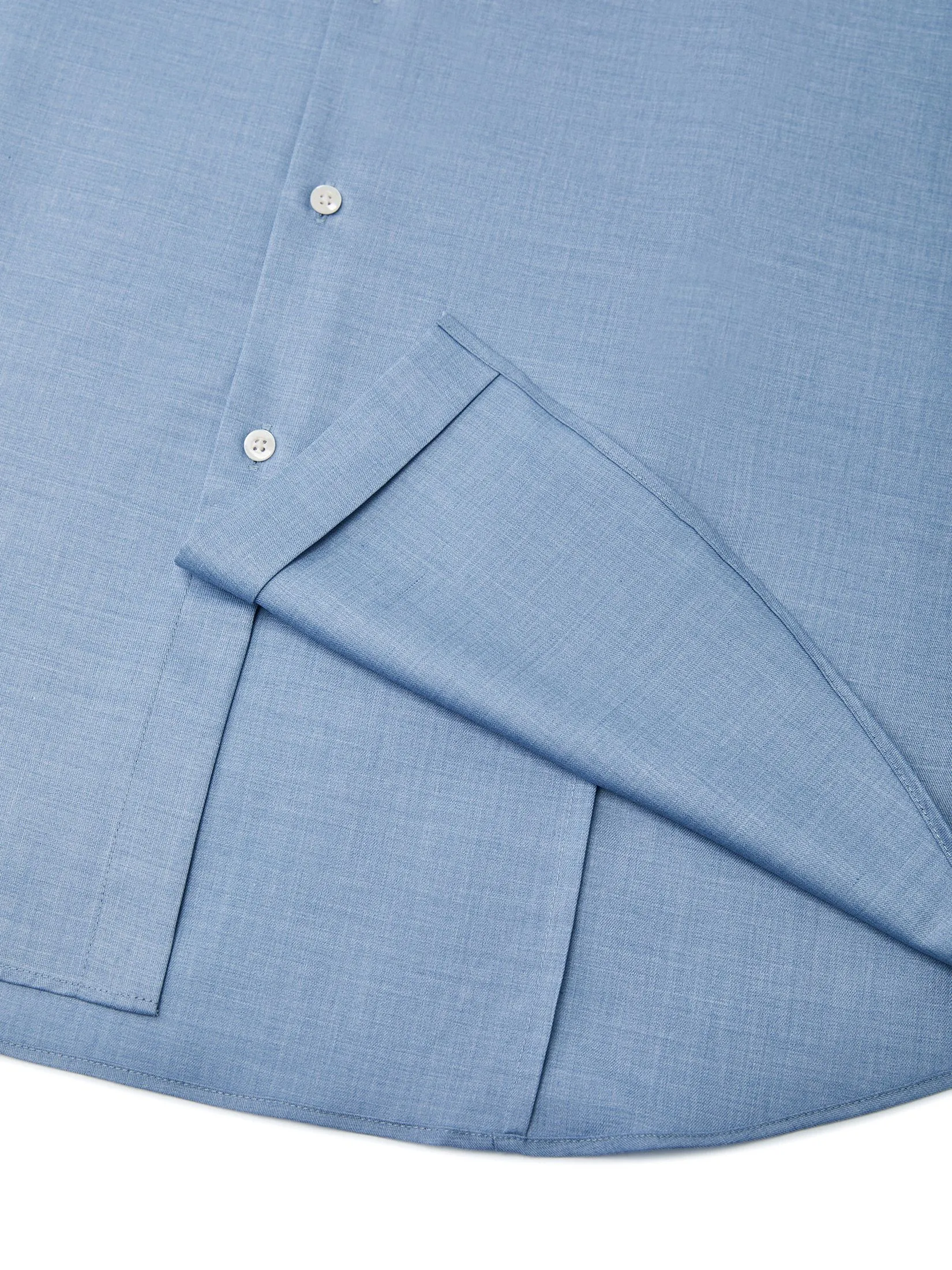 G2000 Men Clothing Non-Iron Silky Touch  Short Sleeve Shirt  Smart Fit - Blue