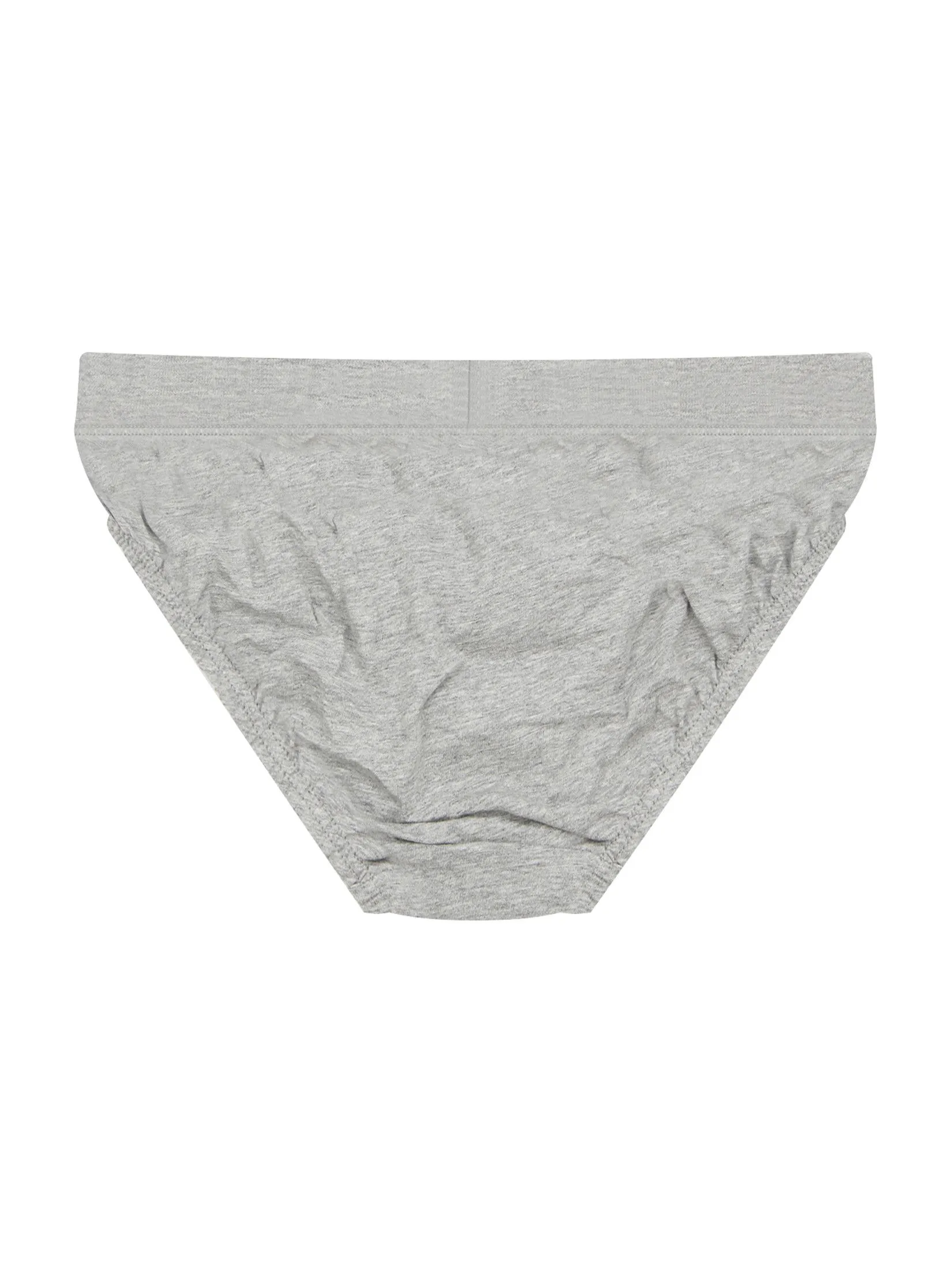 GIORDANO Men's Classic Briefs (3 pieces/pack) Heather Grey