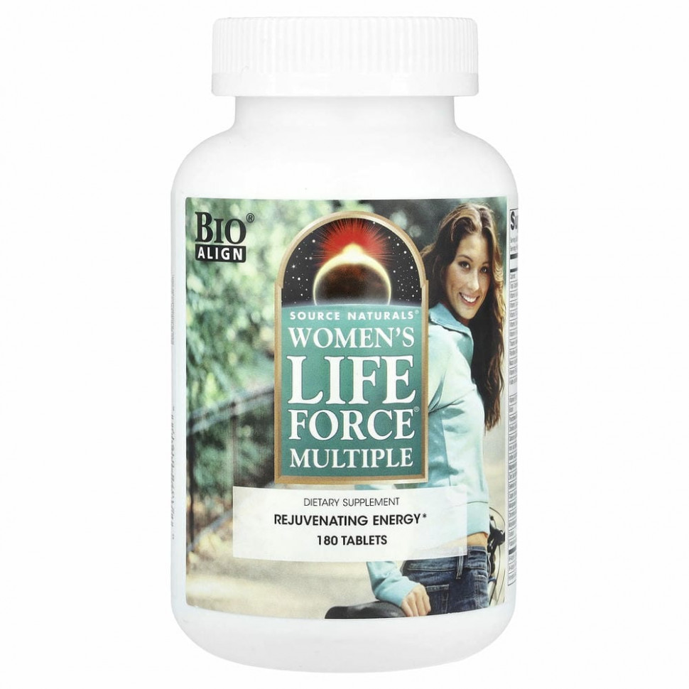 Source Naturals, Women's Life Force Multiple, 180 таблеток - SNS-01917-180 шт.