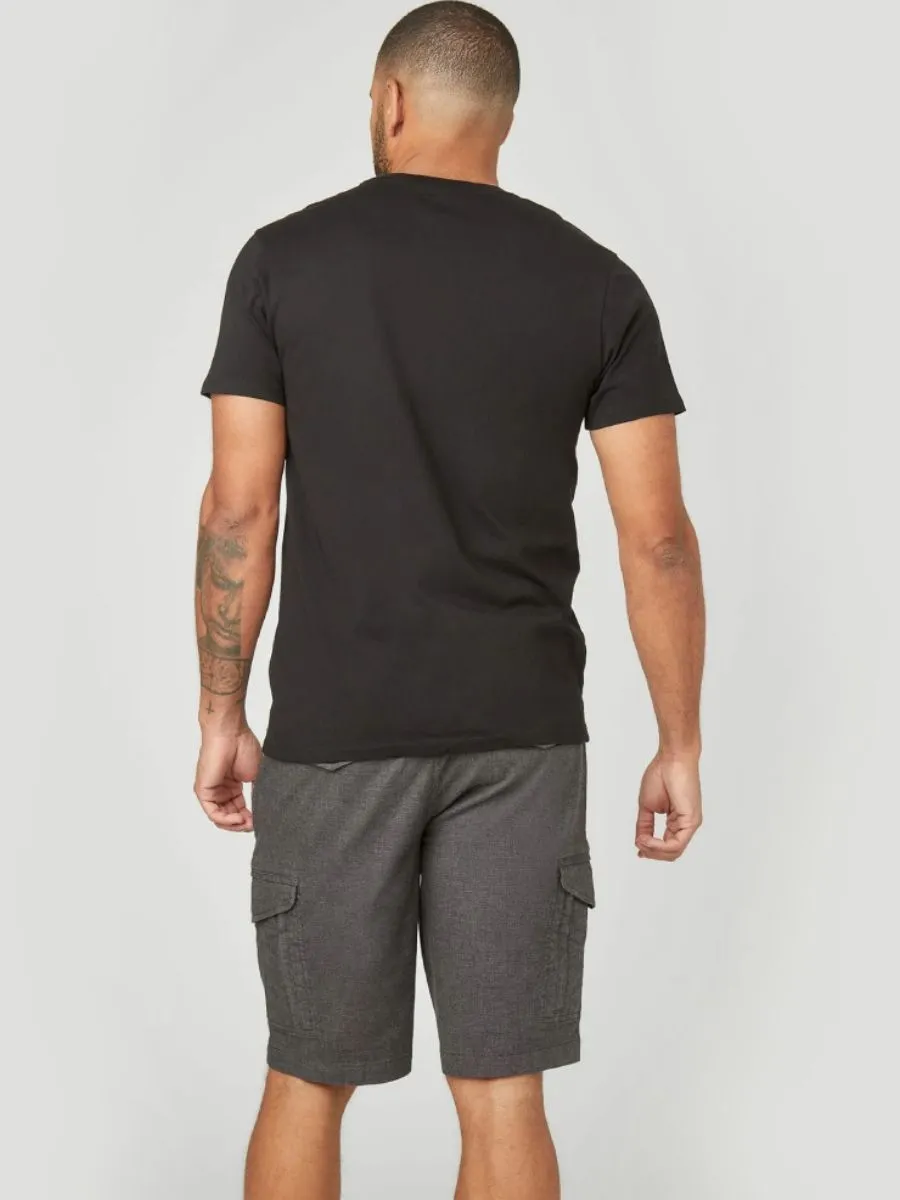 GUESS MEN Greg Logo T-Shirt Black
