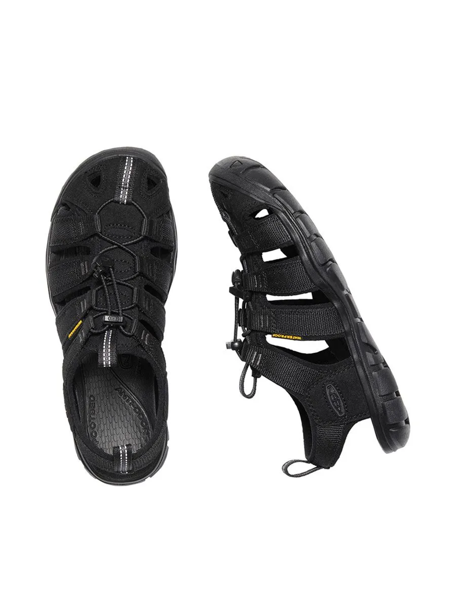 KEEN W-Clearwater Cnx Flip Flops 1020662 Black/Black