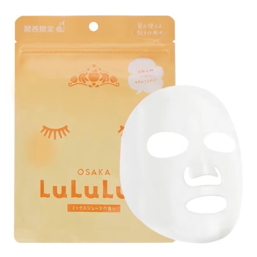 Lululun Face Mask Lululun Osaka M 1K 7'S มาสก์หน้า นุ่ม กระจ่างใส อิ่มน้ำ