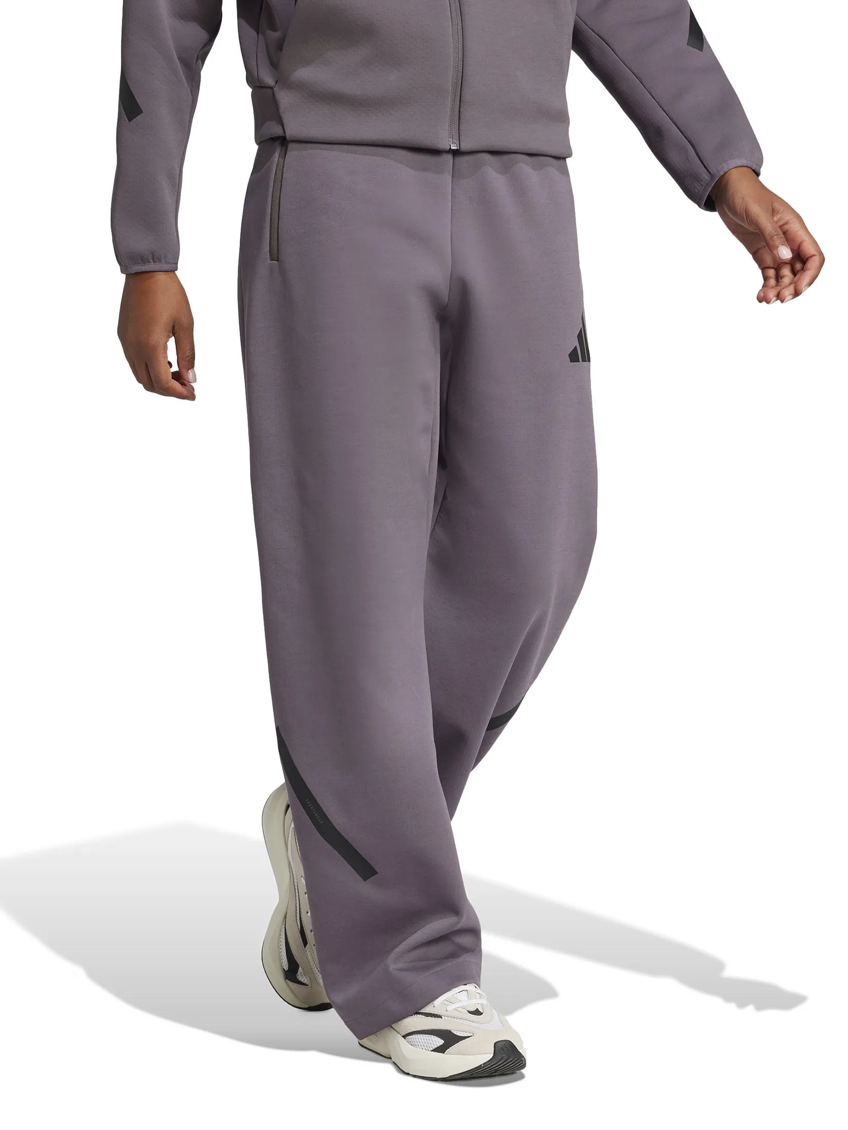 ADIDAS Women Tracksuit Bottoms adidas Z.N.E. Barrel Grey Strata