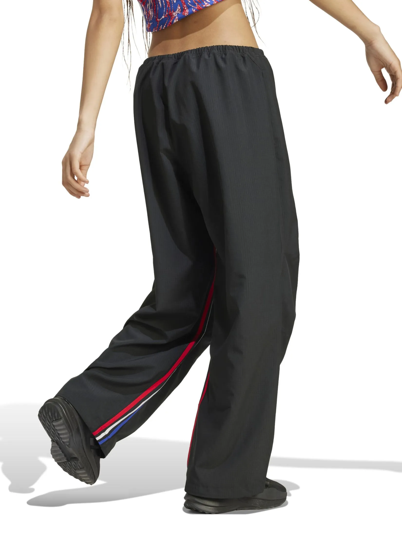 ADIDAS Women Track Tracksuit Bottoms Express All Gender Breaking IX3737 Black