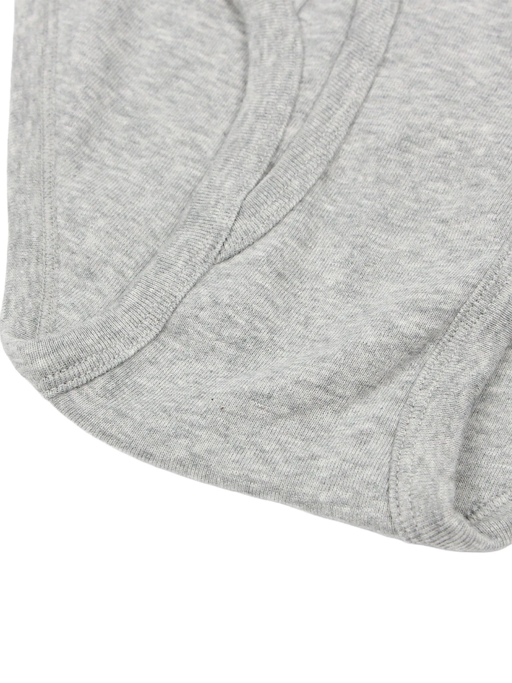 GIORDANO Men's Cotton Plain Classic Briefs (6-Pieces) Black/Grey