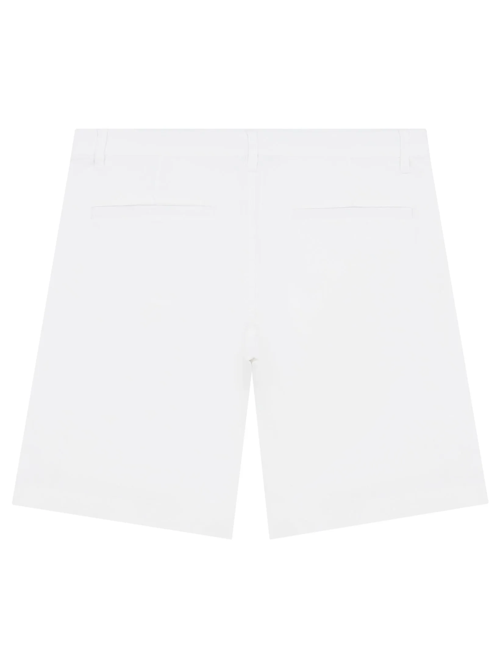 GIORDANO Men's Slim Taper Shorts (180° Elastic Waist) White