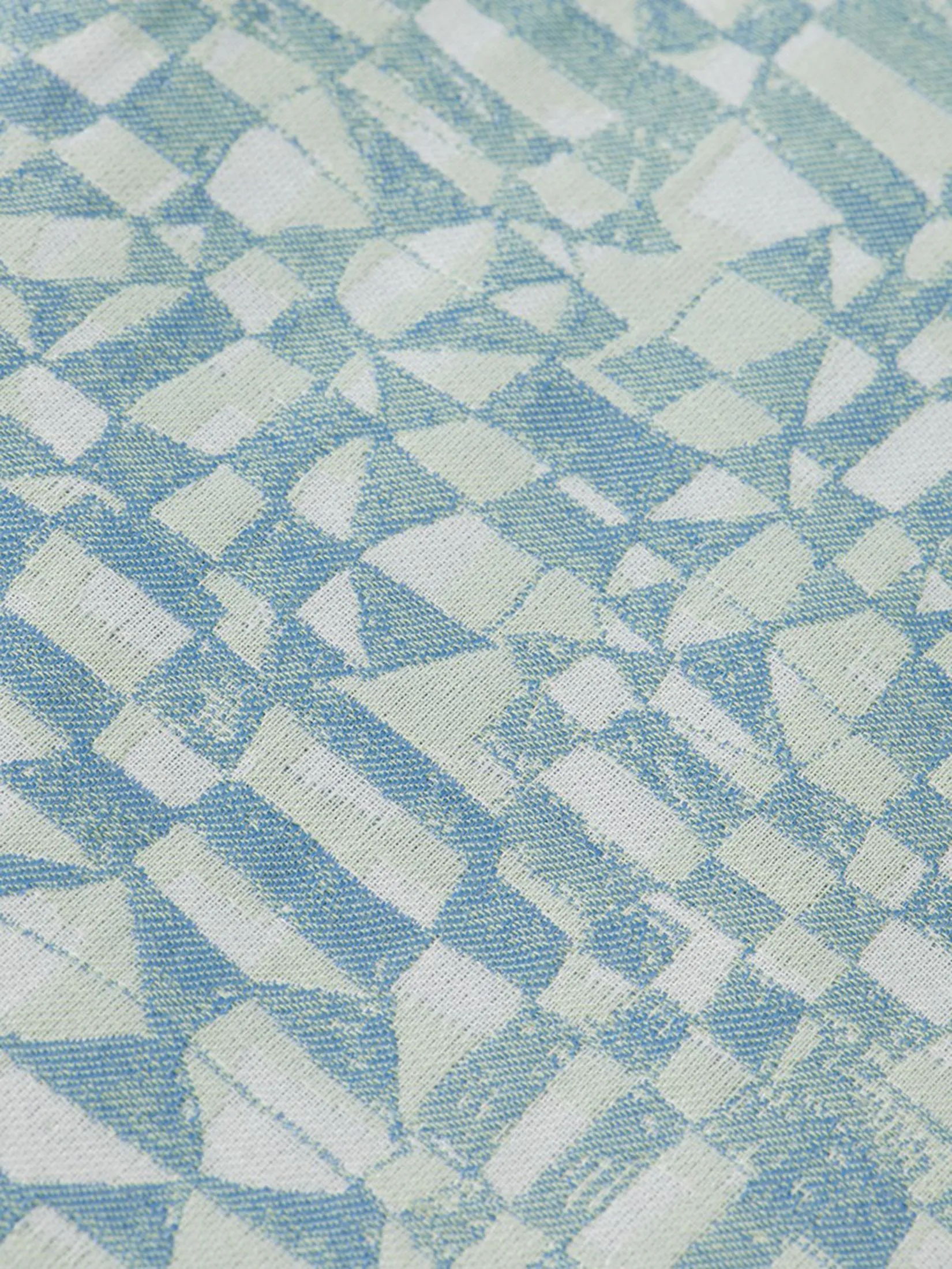 SCOTCH&SODA Men Overshirt Lightweight Jacquard Luna Ditsy Green AOP