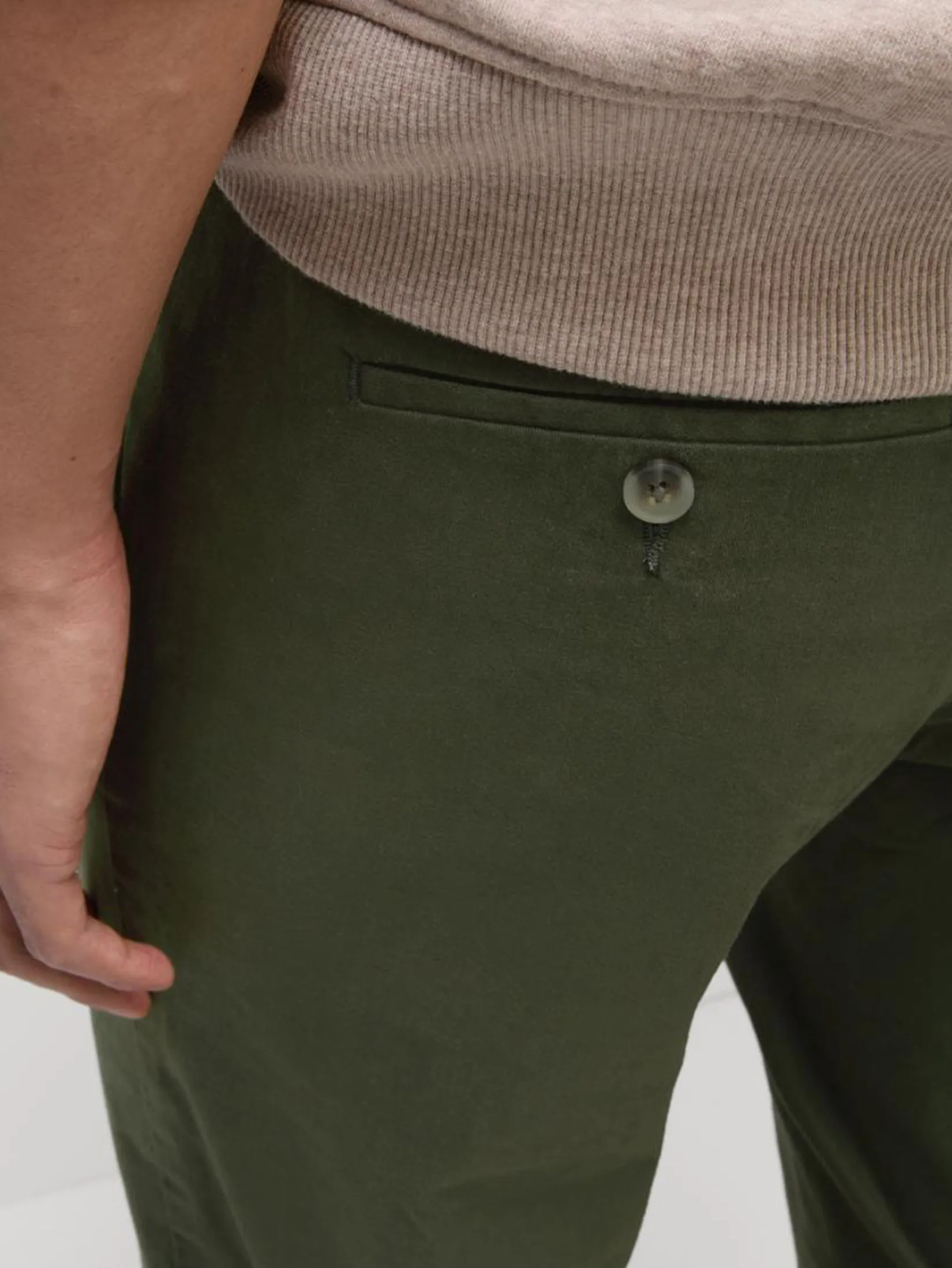 MARKS & SPENCER Men Chino Pants Regular Fit Stretch