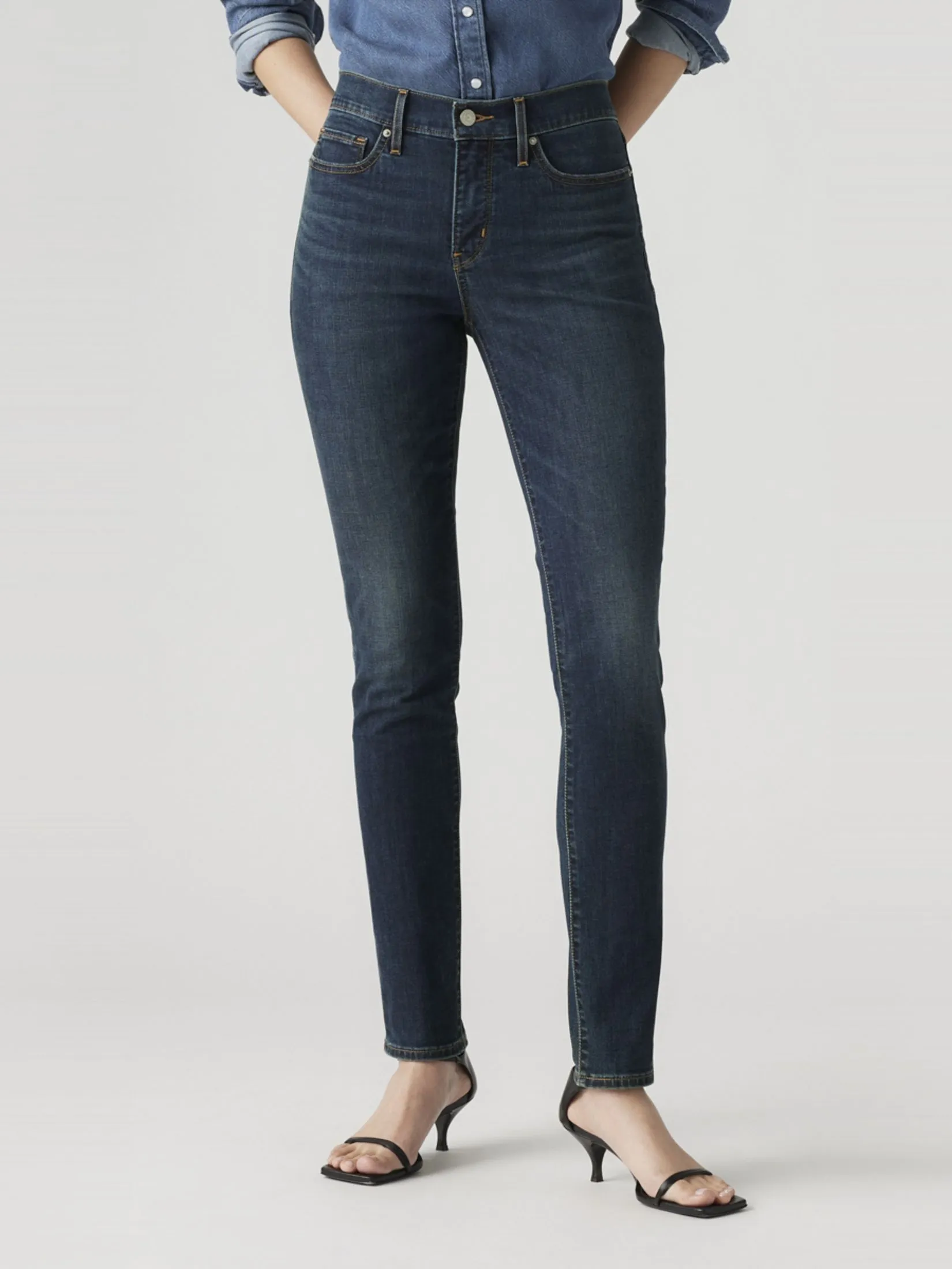 LEVI'S Women's 311 Shaping Skinny Jeans Dark blue