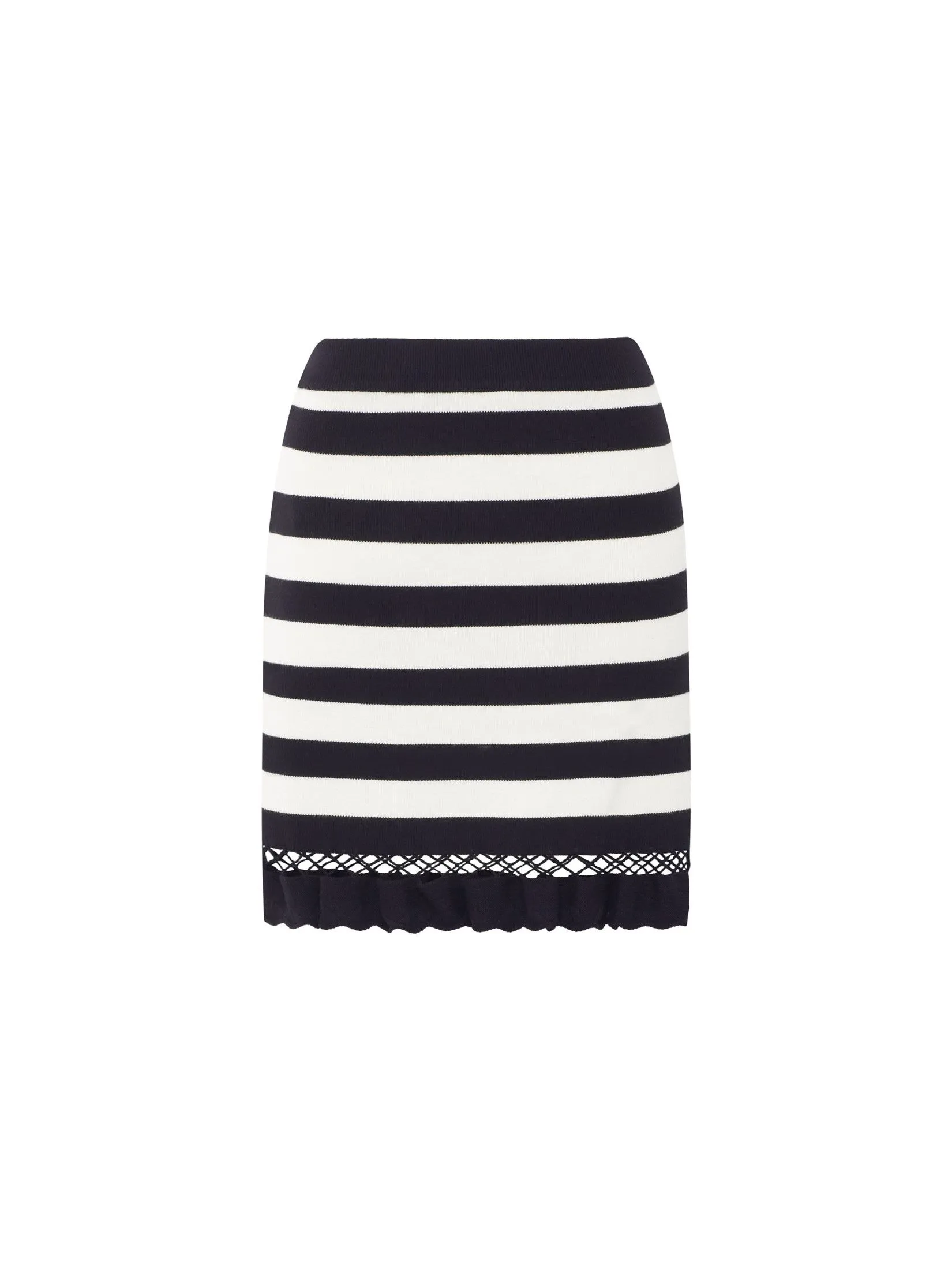 ASV (AW24)Imani Striped Women Skirt White Black Size - M