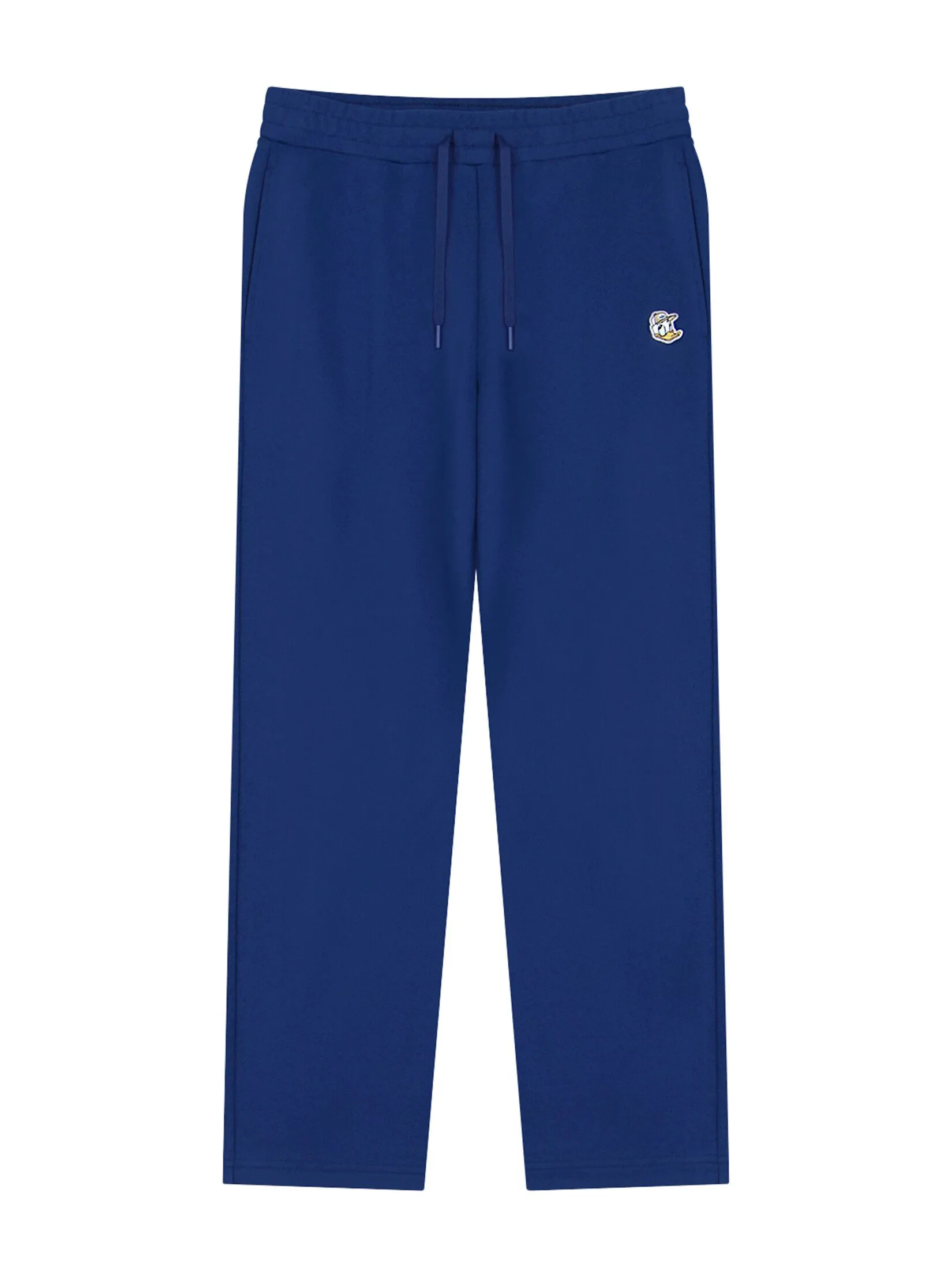 GIORDANO Men's French Terry Elastic Waist Knit Pants (Disney) Blue Size - L