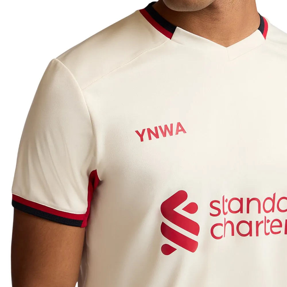 LIVERPOOL FOOTBALL CLUB Men Liverpool Football Club Away Supporter 2025/26 Jersey Cream  - LF068AP617EPTH