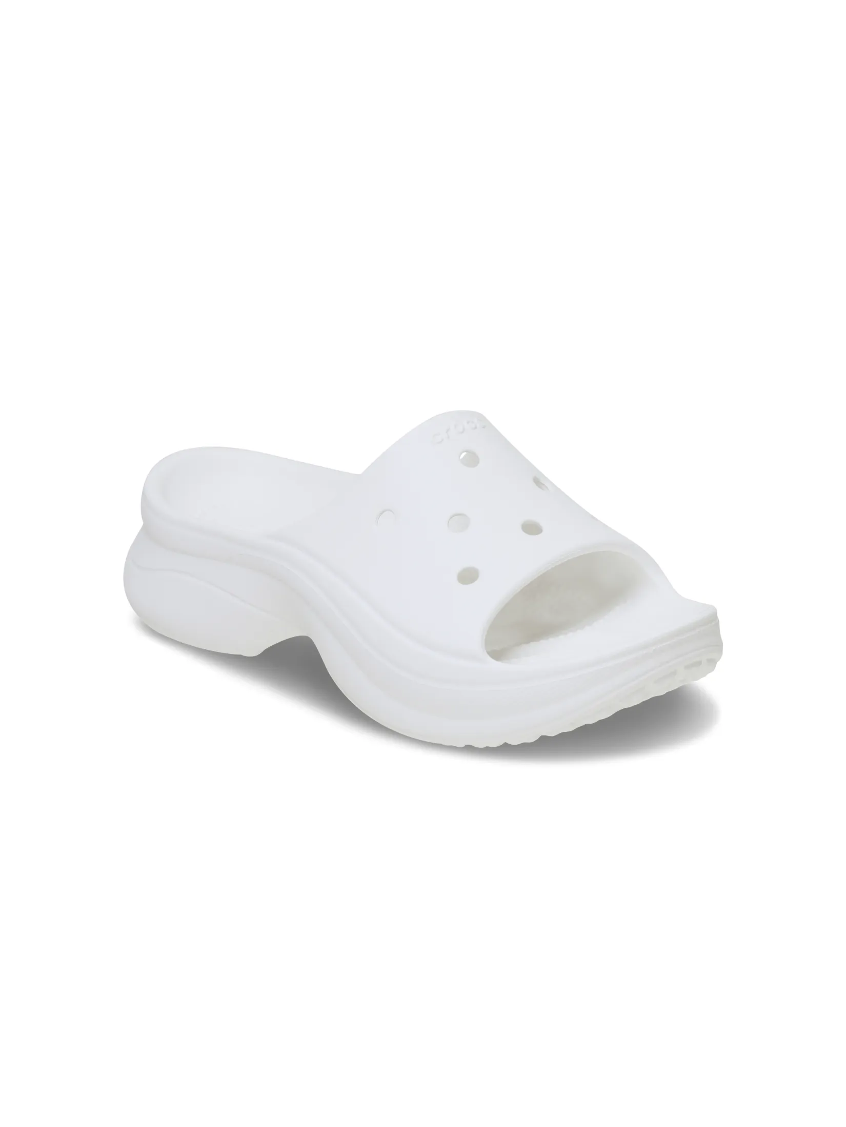 CROCS WOMEN'S  BAE SLIDE - WHITE