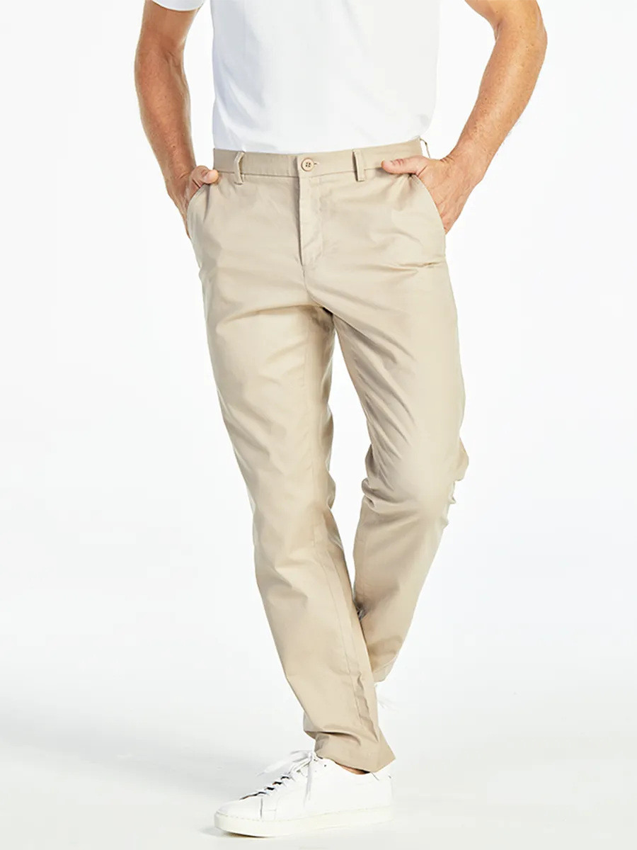 ELLE HOMME MEN RELAXED CHINO PANTS W8L274BE - BEIGE