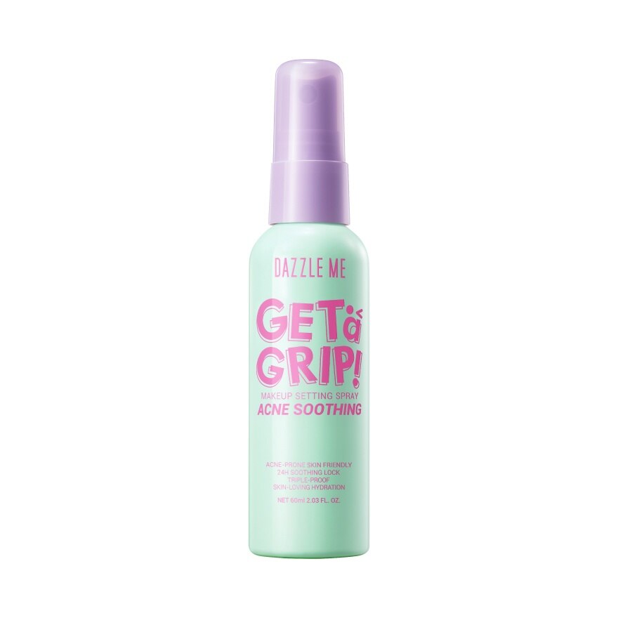 Dazzle Me Get A Grip Makeup Setting Spray Acne Soothing 60ml.