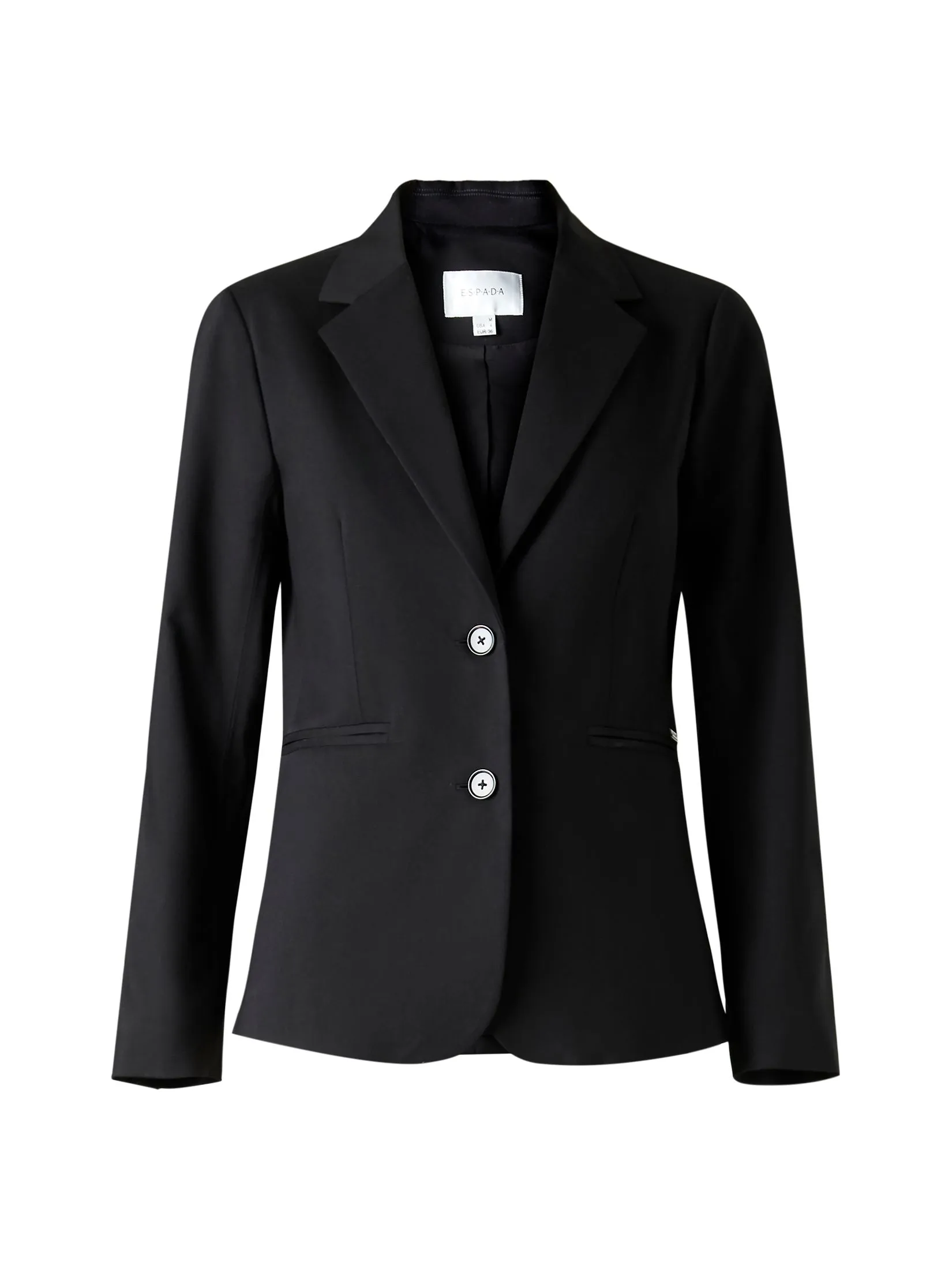ESPADA Black Regular-Fit Blazer Woman Black