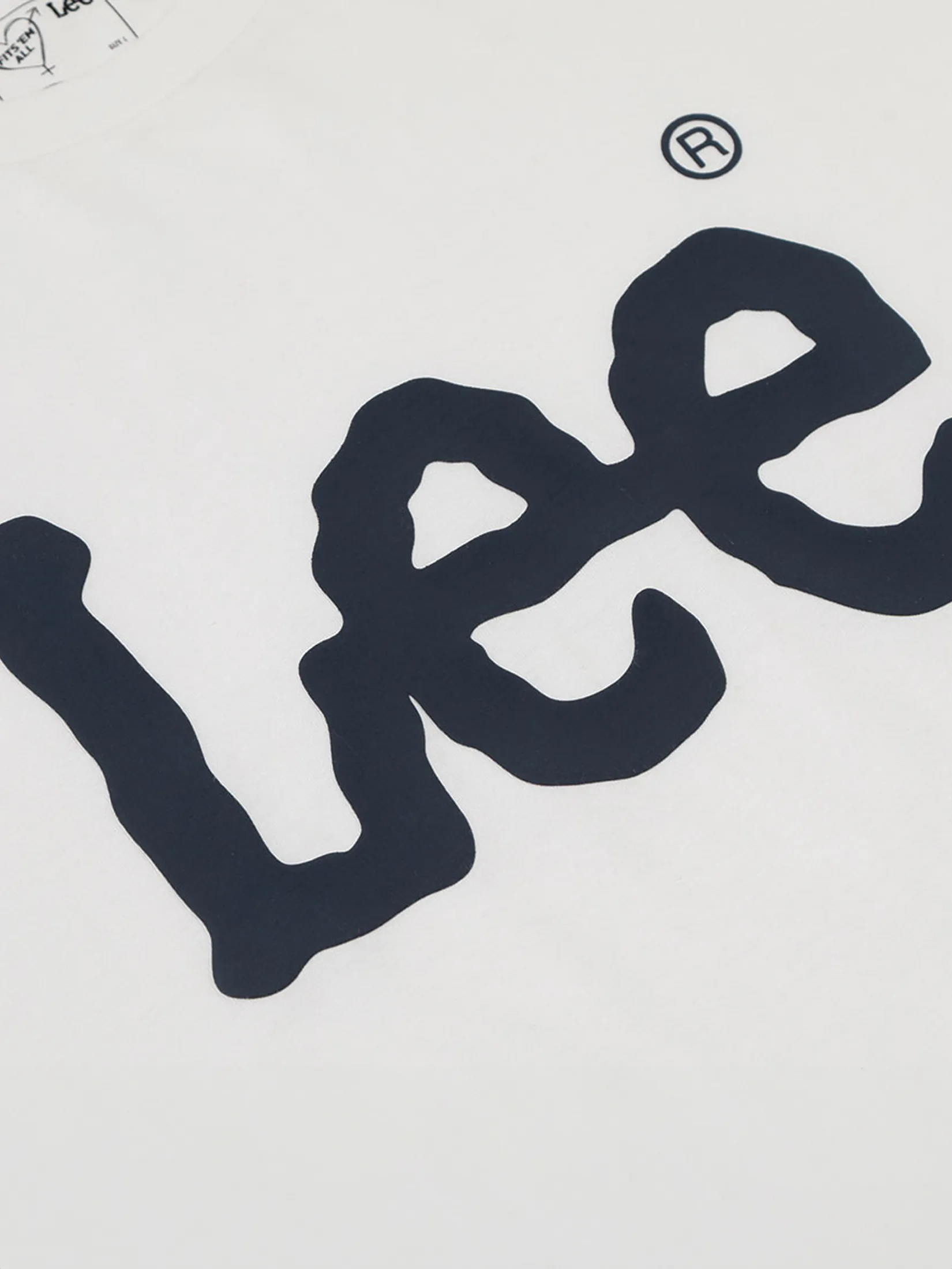 LEE Unisex Tee Short Sleeve LE S123MTSSN06 Off-white Fits  Em All