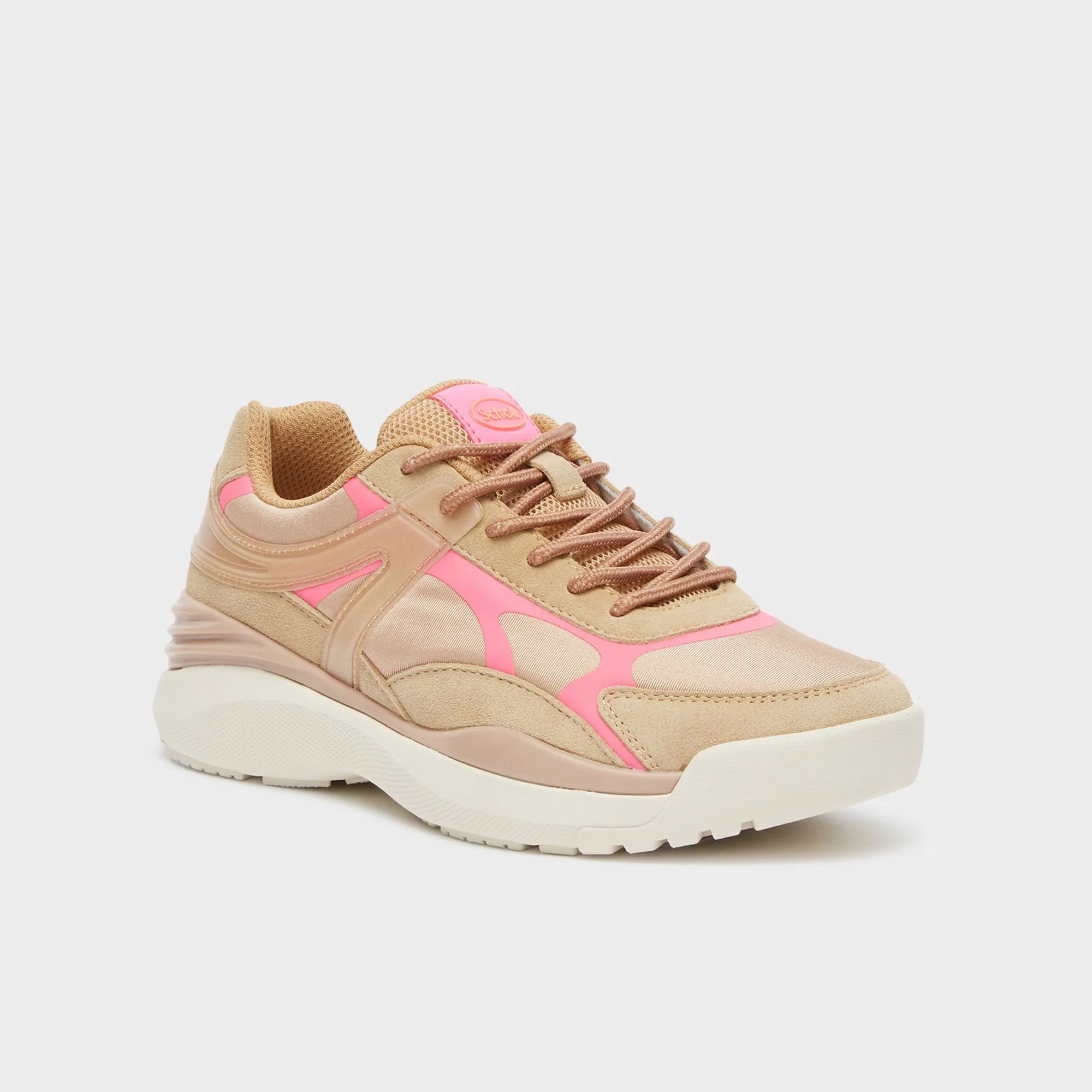 SCHOLL Women Sneakers Walker Beige/Fuchsia Size - 37 EU