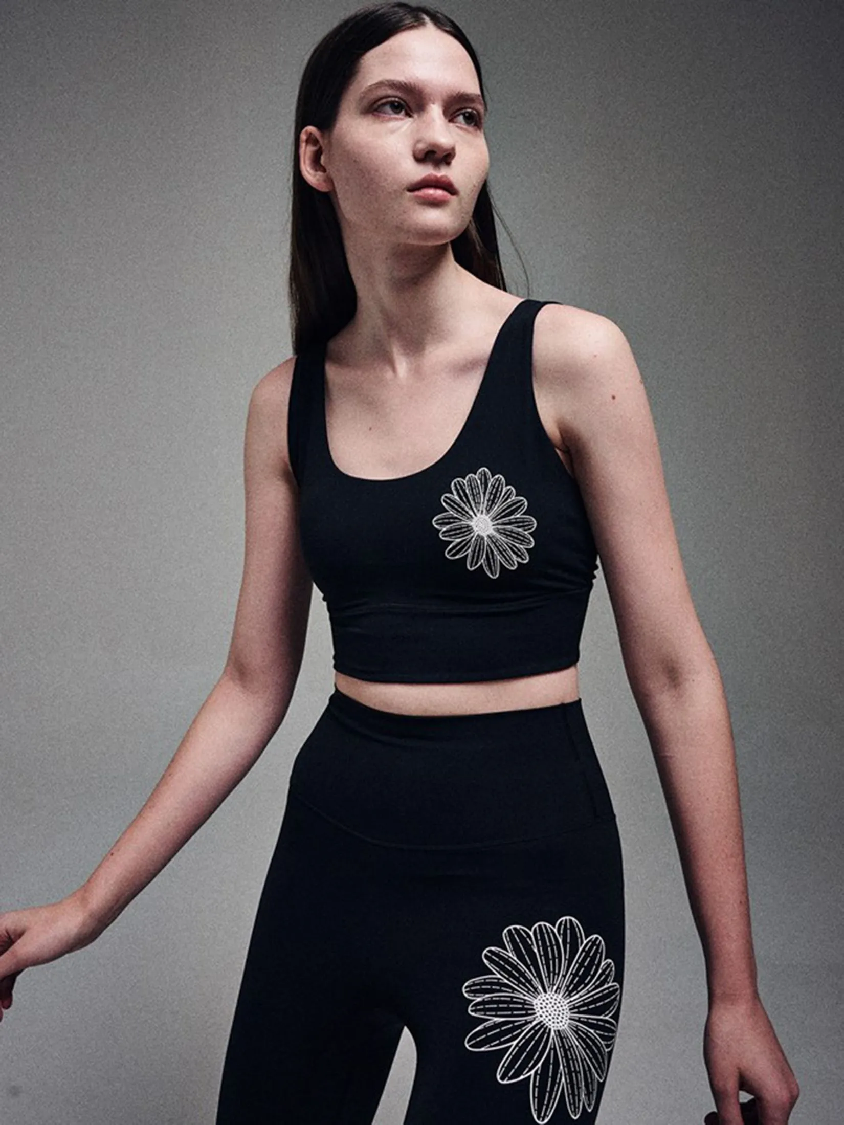 MARDI MERCREDI ACTIF Beurre Ultimate Comfort Basic Bra Theflower Black Ivory