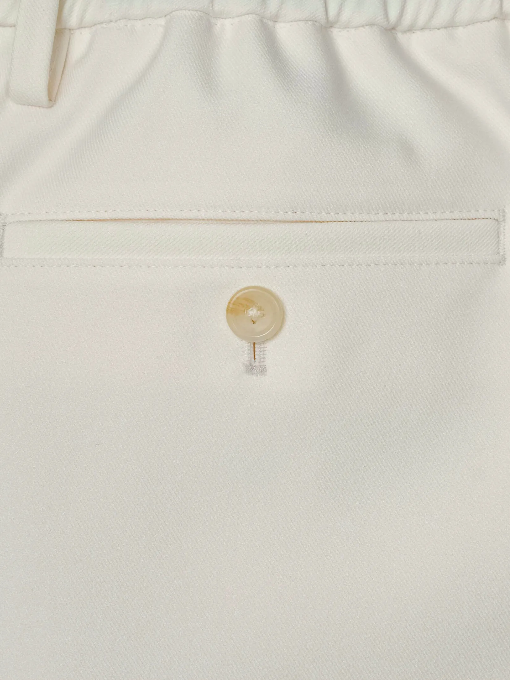 TAKEO KIKUCHI MEN WHITE LIGHT FAUX DENIM CARGO SHORTS PANTS