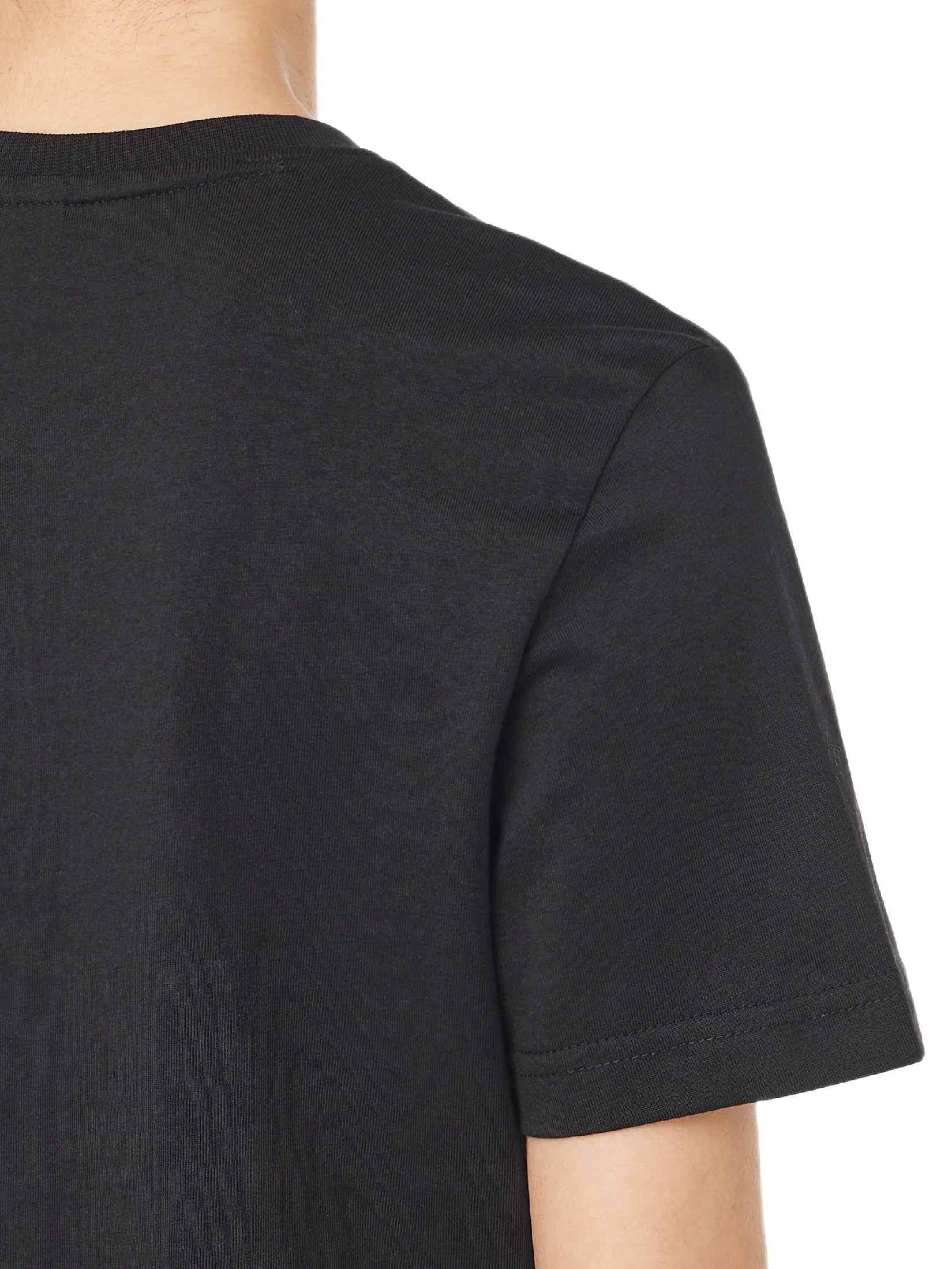 CALVIN KLEIN Women s Archive Jersey Crewneck Short Sleeve T-Shirt Black