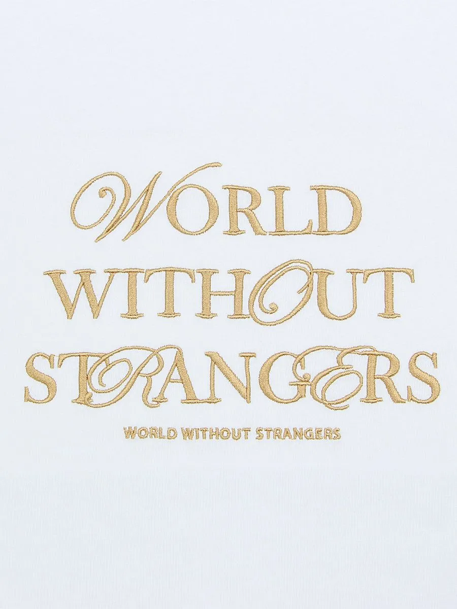 GIORDANO Men's Cotton Short Sleeve Logo Print Tee White