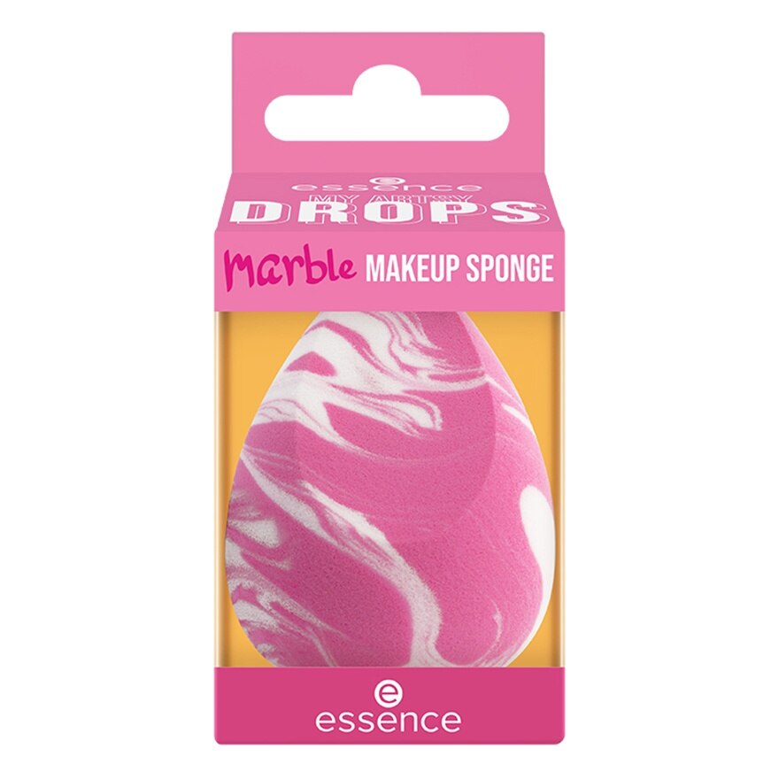 Essence My Artsy Drops Makeup Sponge 1pcs. 02 Team Pink  Marblellous