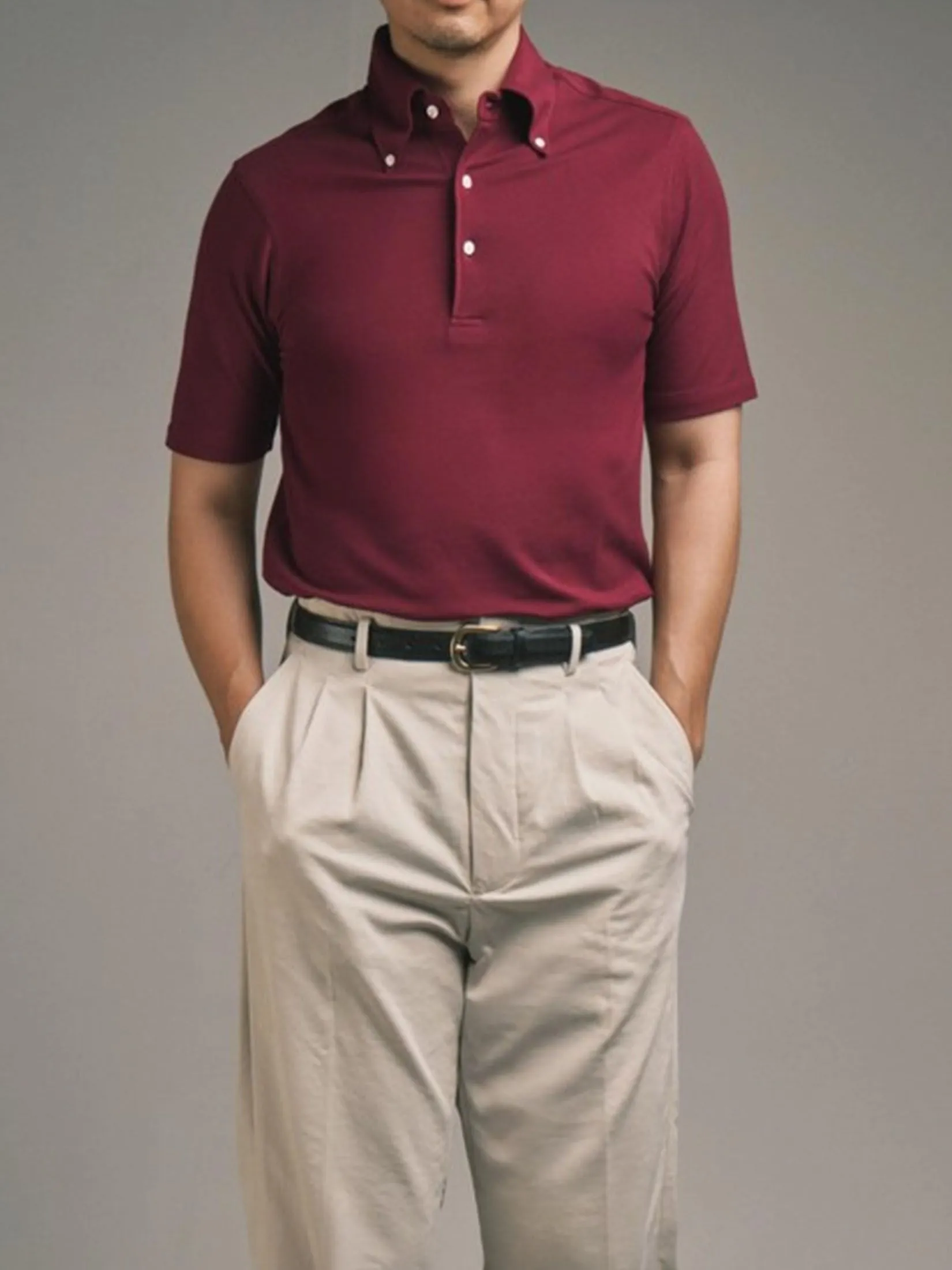 ERA-WON Men Polo Shirt Collection "Brother" Red