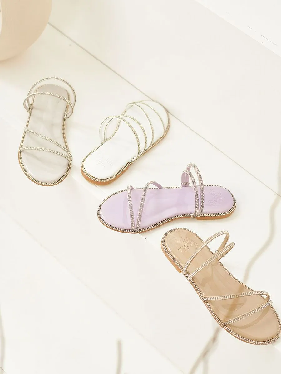 BUCKLE ME Sandals Twinkle BM19-SILVER Silver