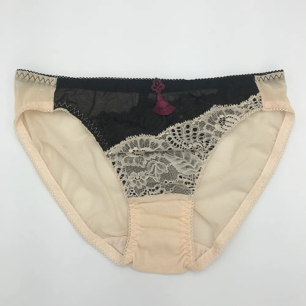 SKINN INTIMATE Black-Red Color Low Waist Panty made in korea