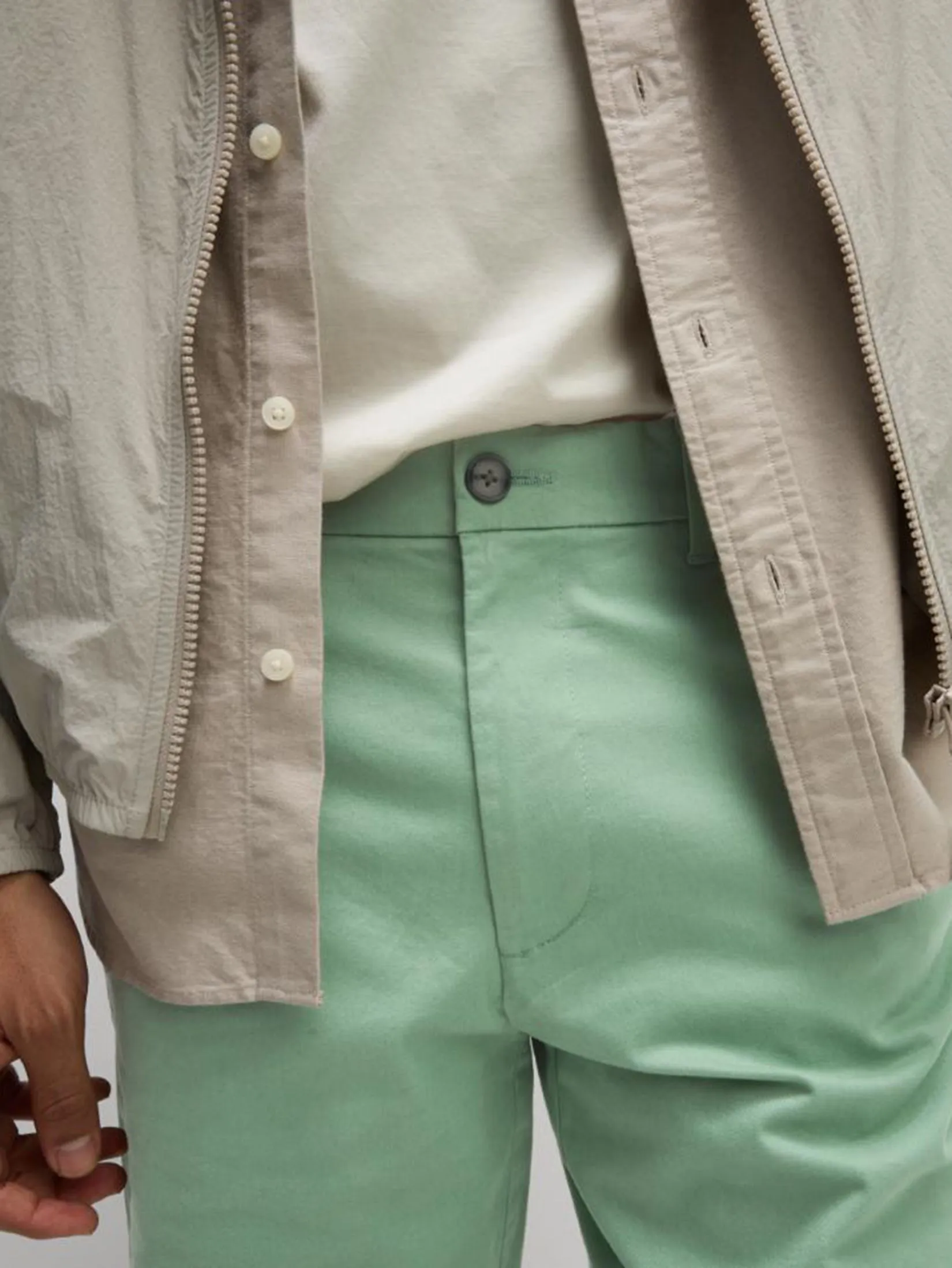 MARKS & SPENCER Men Chino Shorts Regular Fit Stretch